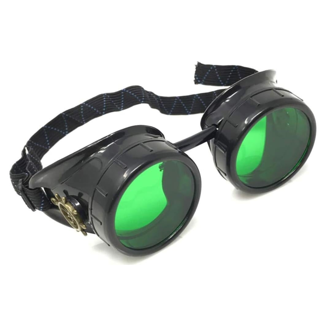 Gafas Steampunk UMBRELLALABORATORY Verde Esmeralda