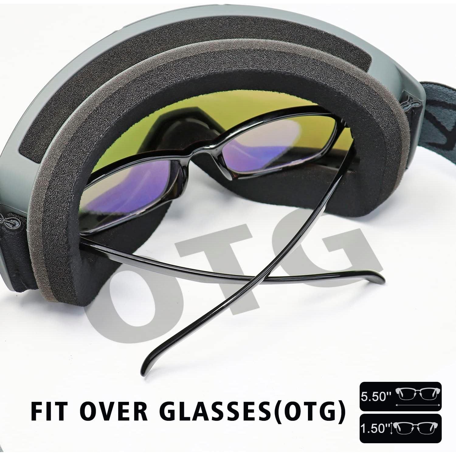 Gafas de esquí SPOSUNE ATV Doble Lente Anti-Vaho Unisex