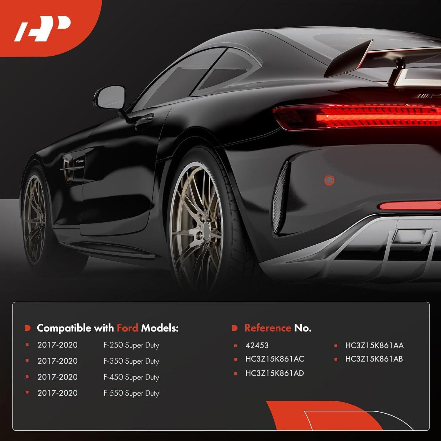 Soportes de Sensor de Estacionamiento A-Premium 4 Pcs Ford 2017-2020