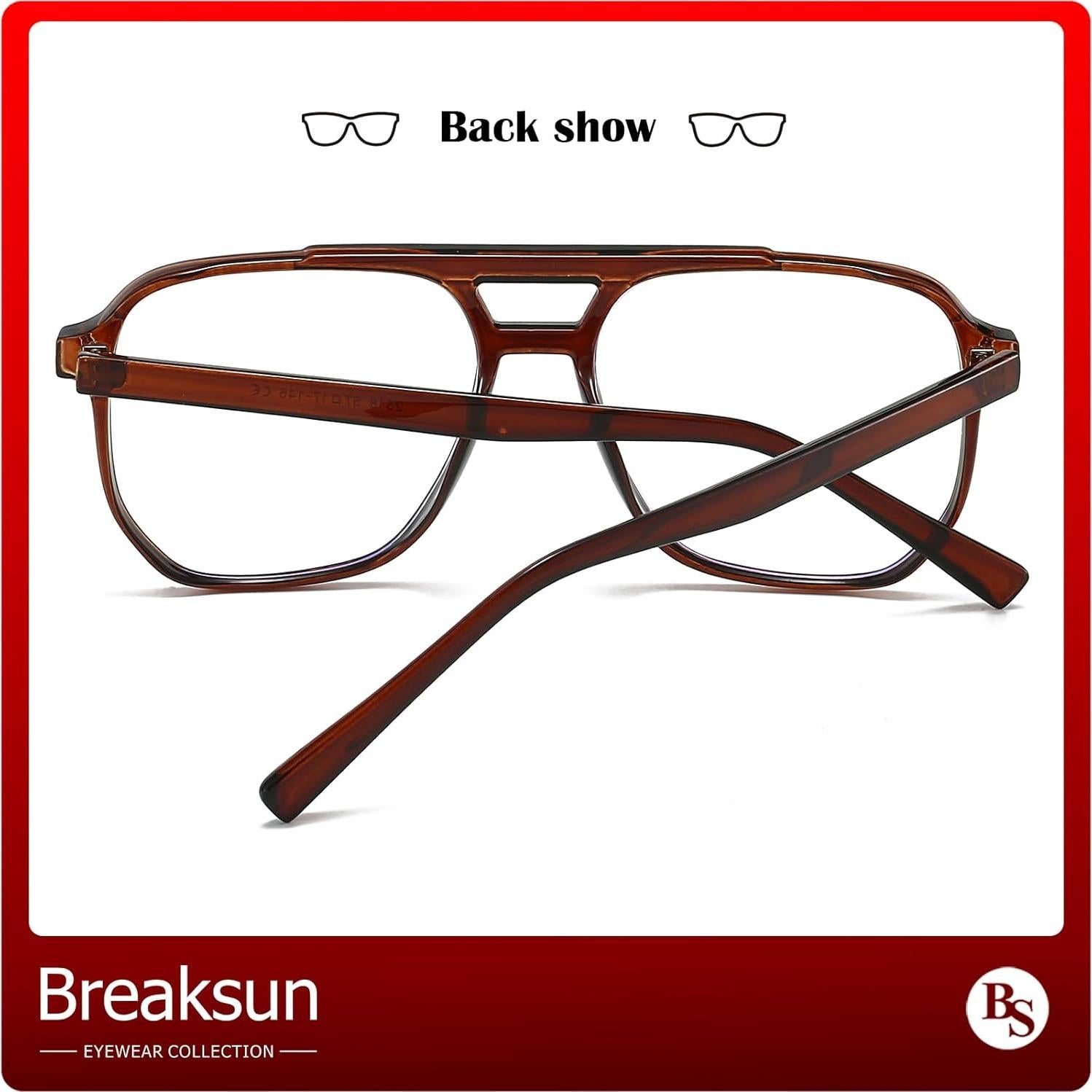 Gafas de sol retro Breaksun B68 unisex 54mm bloqueadoras