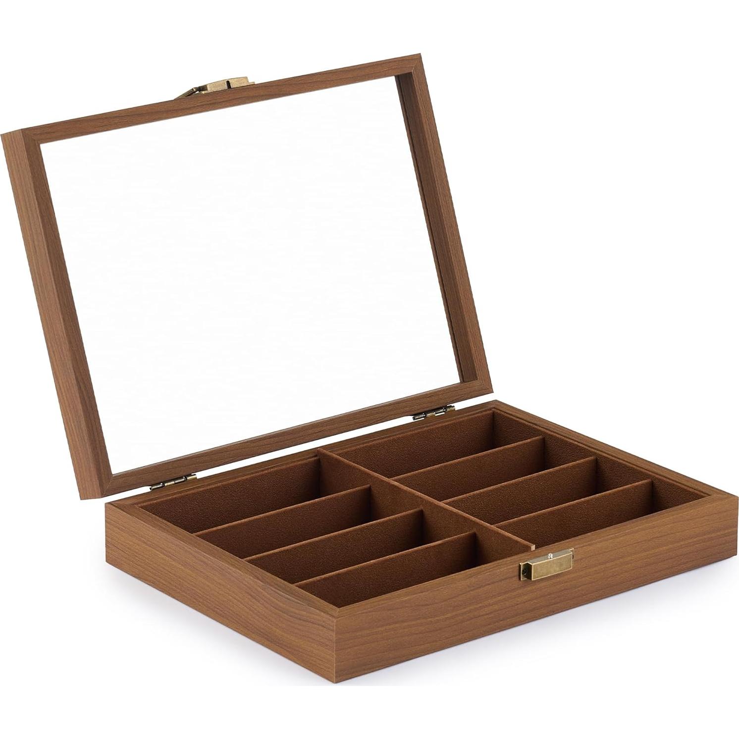 Organizador de Gafas CO-Z 8 Compartimentos Madera Elegante