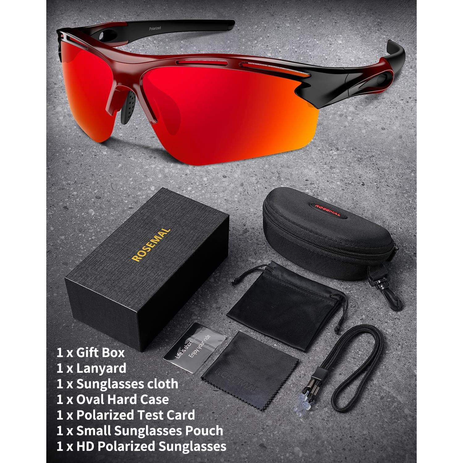 Gafas de sol deportivas Rosemal 7253 polarizadas UV400