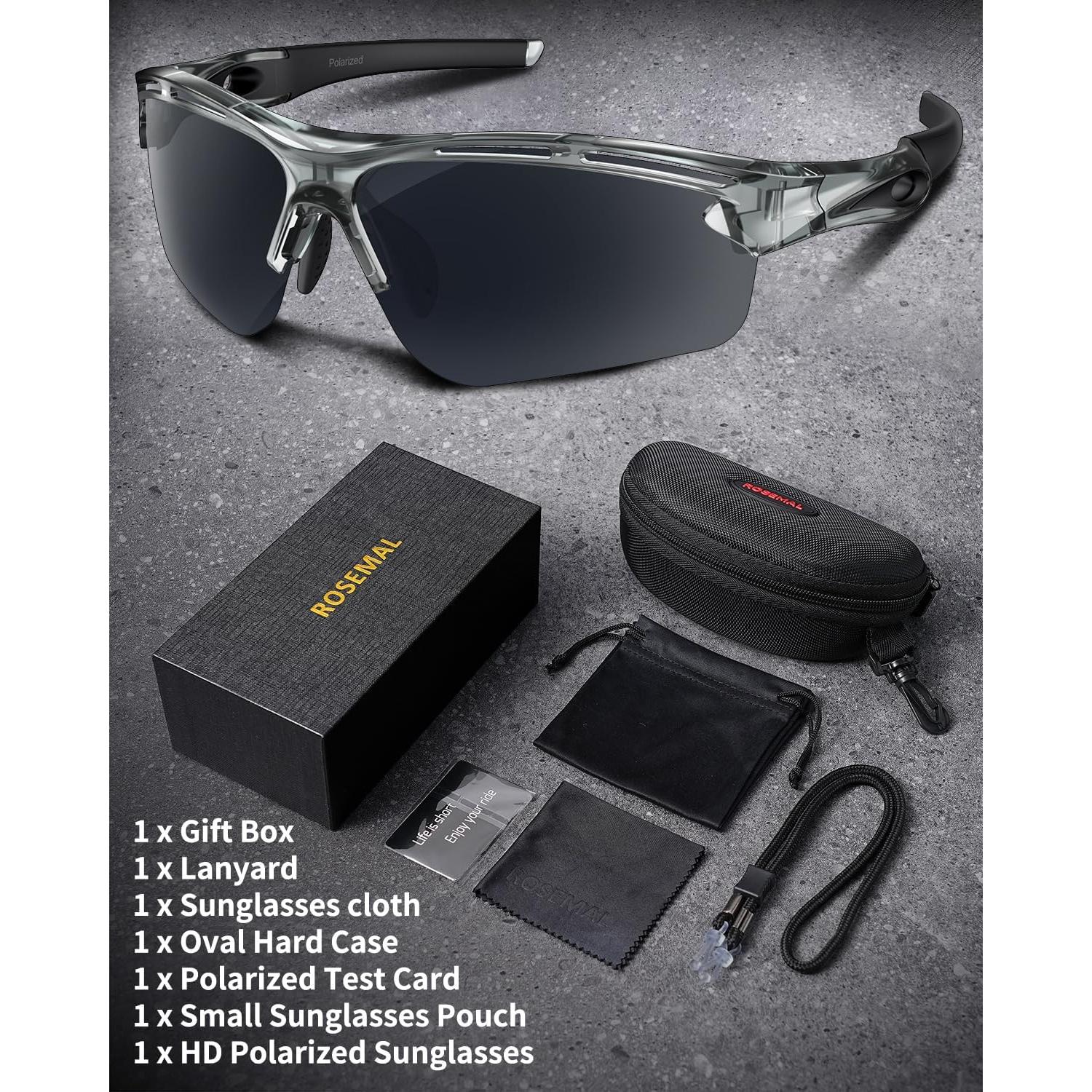 Gafas de sol deportivas Rosemal 7253 polarizadas UV400