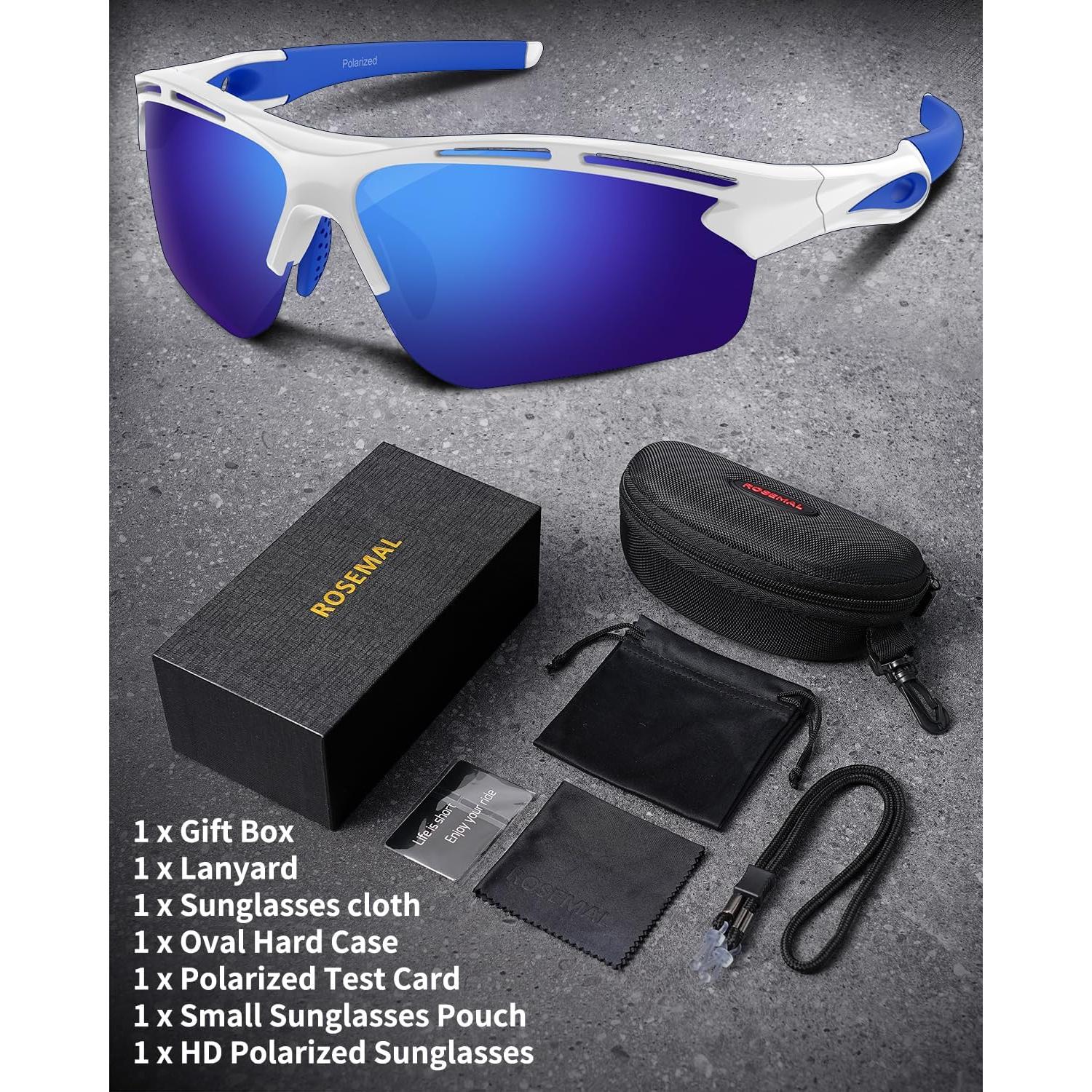 Gafas de sol deportivas Rosemal 7253 polarizadas UV400