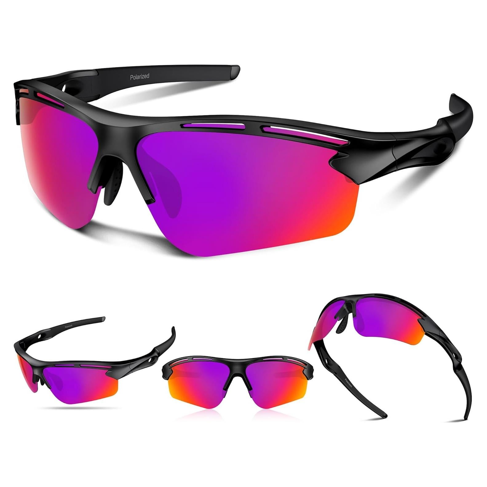 Gafas de sol deportivas Rosemal UV400 TR90 polarizadas