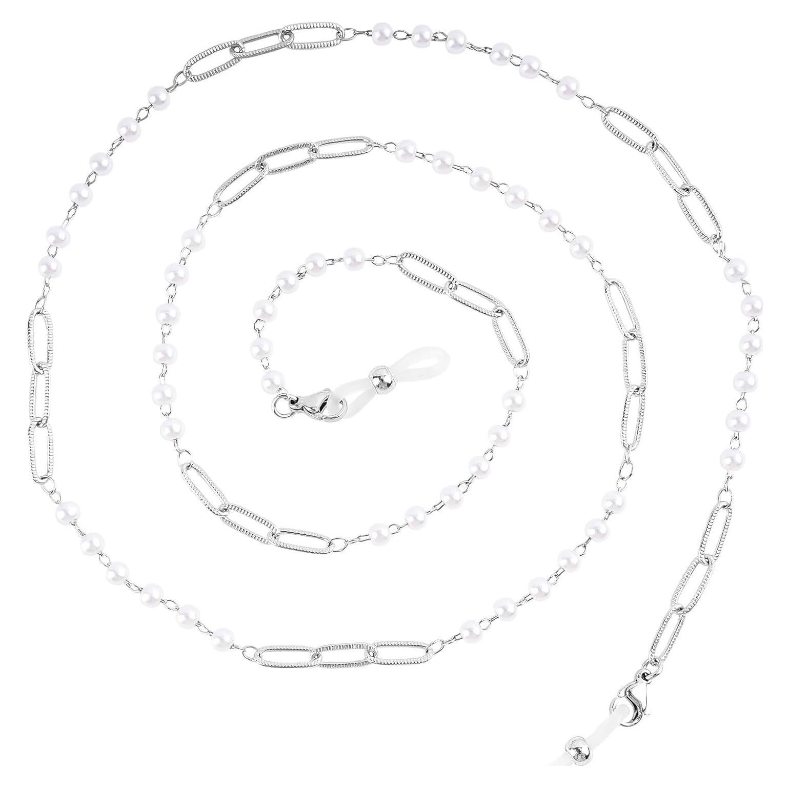 Cadena de Gafas BILIONE Plata 78 cm para Mujeres y Niñas