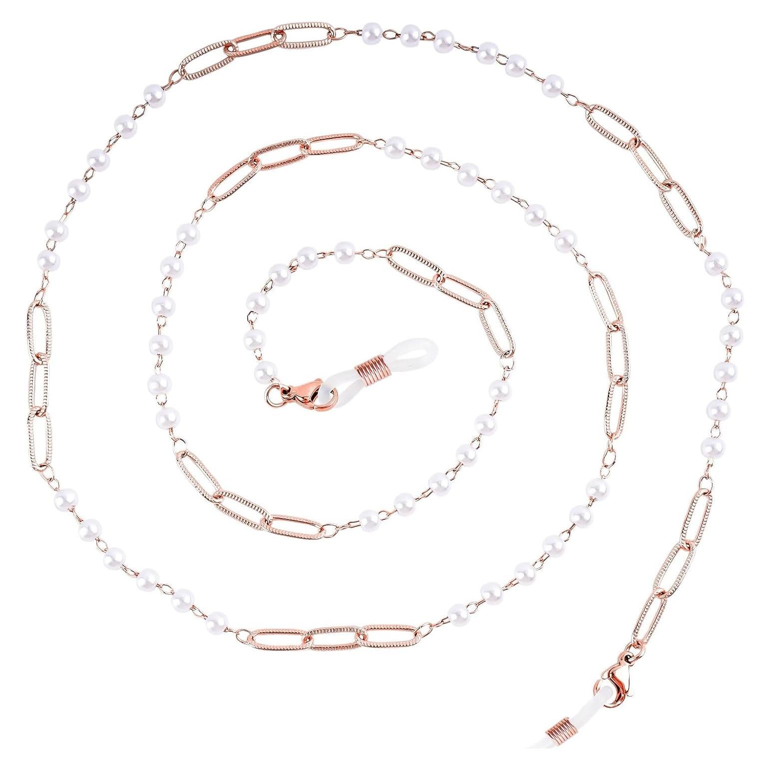 Cadena de Gafas BILIONE Oro Rosa 78 cm Multifuncional