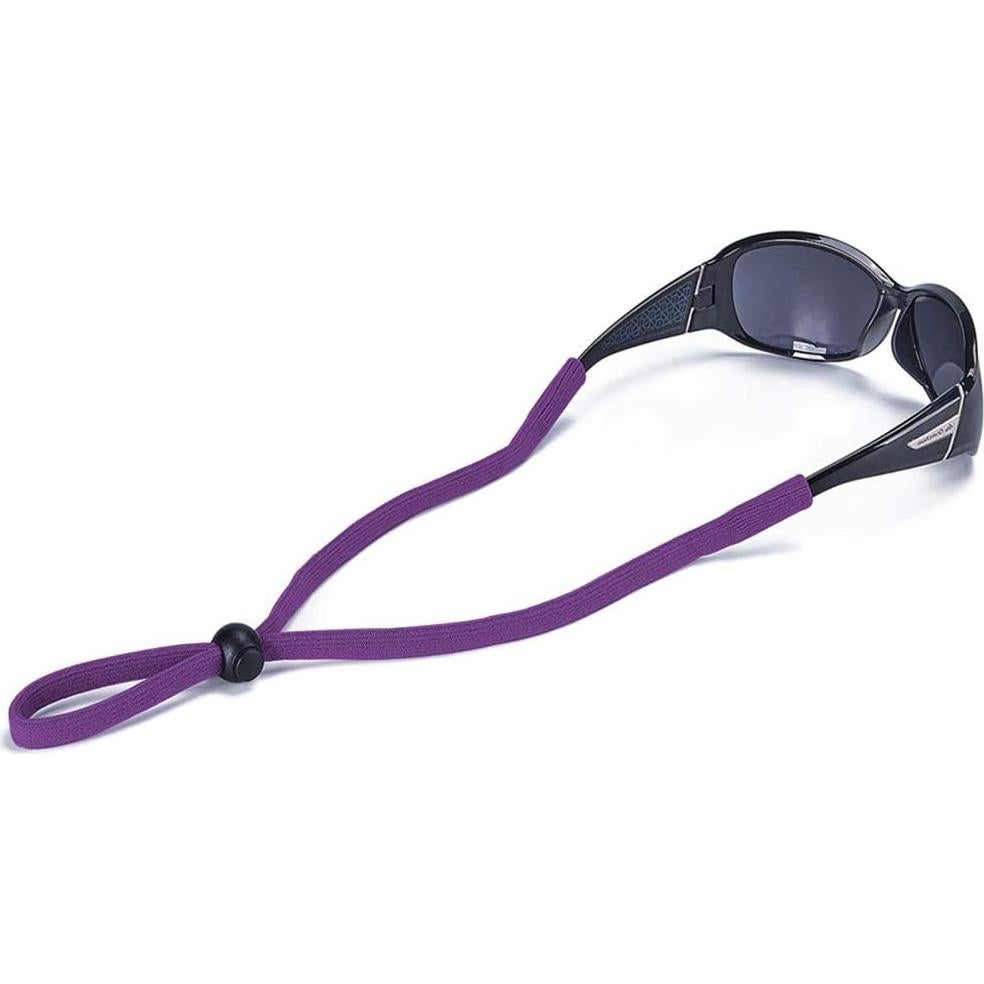 Correa Ajustable para Gafas de Sol - 2 Piezas - Negro y Púrpura