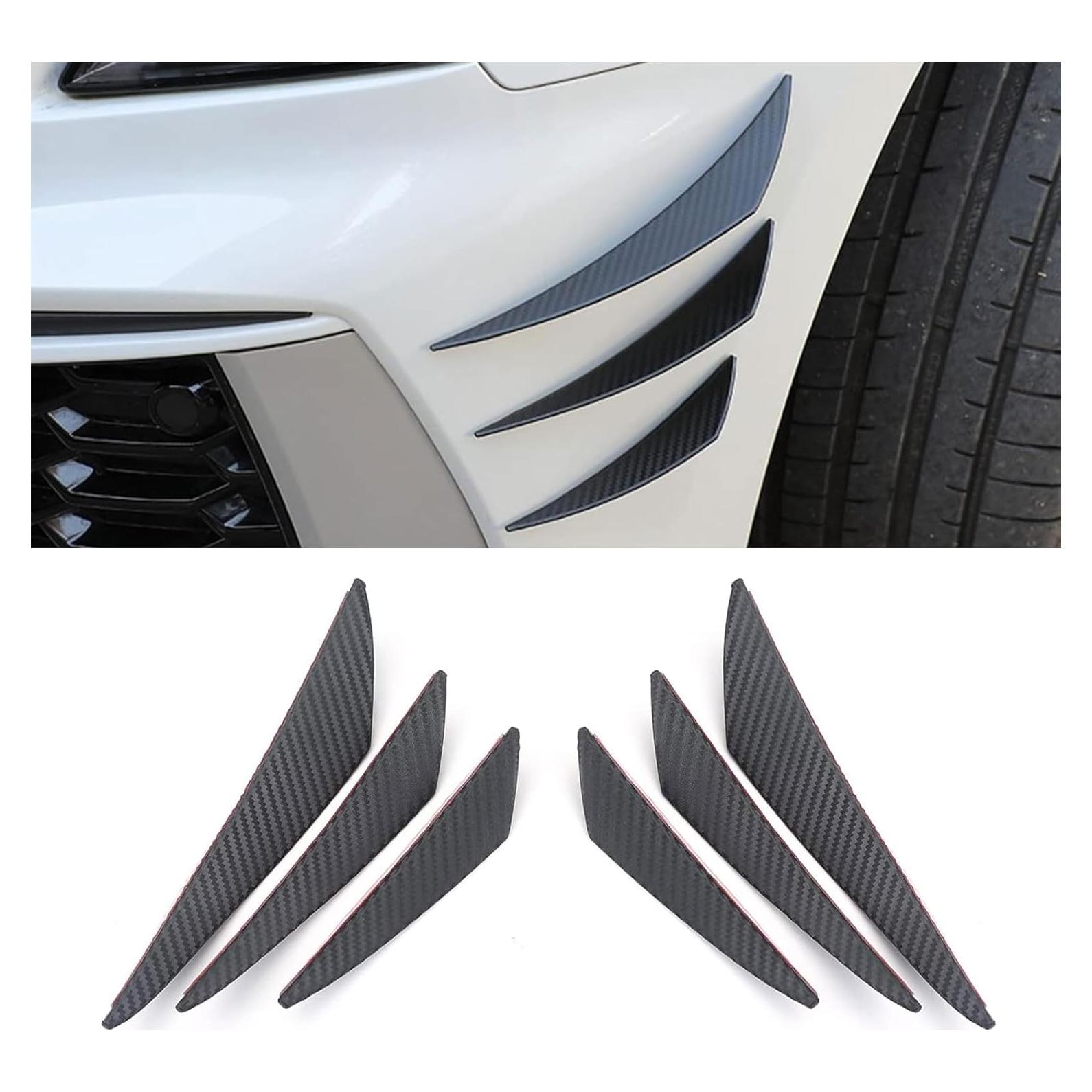 Kit de Alerones Gunhunt 6 Piezas Fibra de Carbono Negra