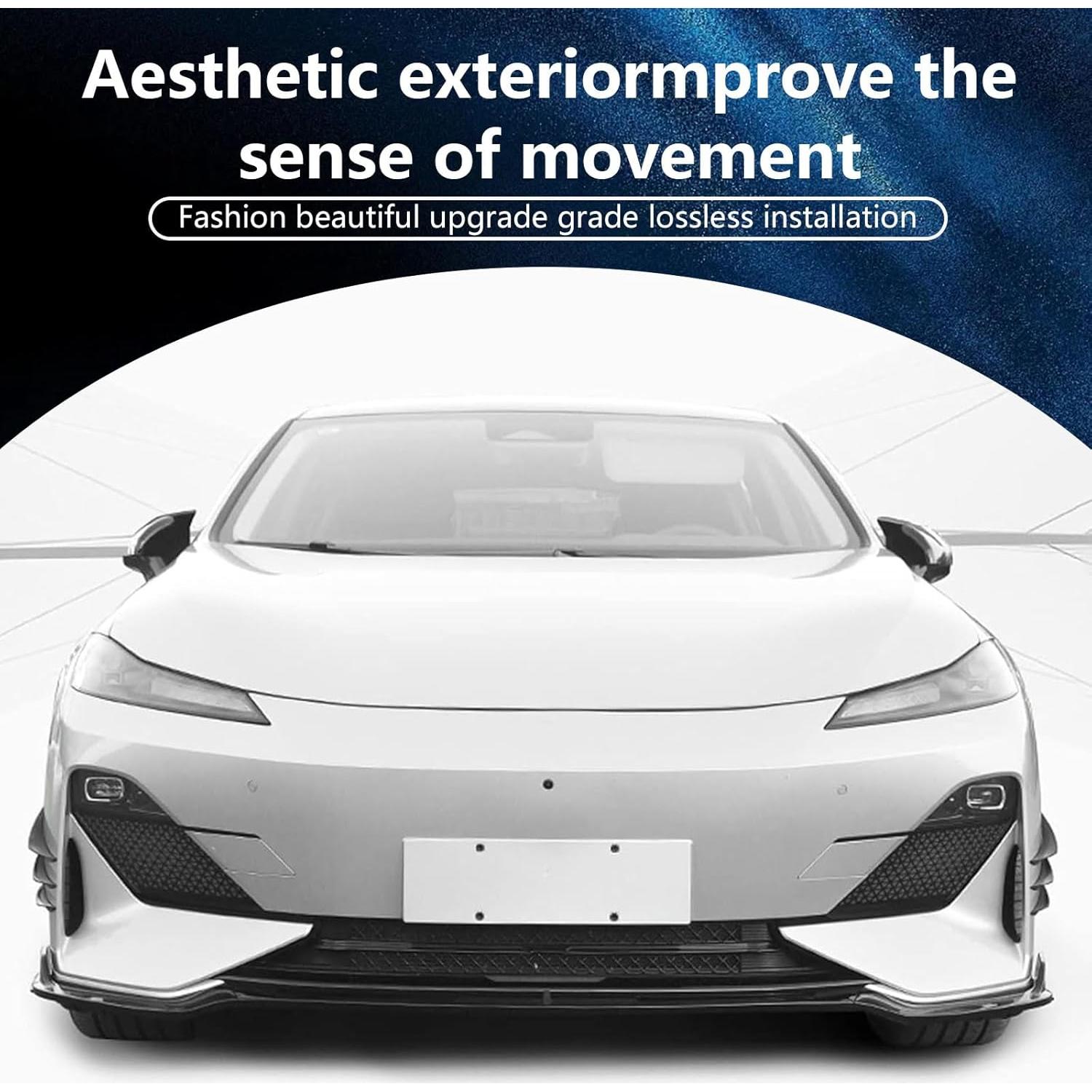 Kit de Alerones Gunhunt 6 Piezas Fibra de Carbono Negra