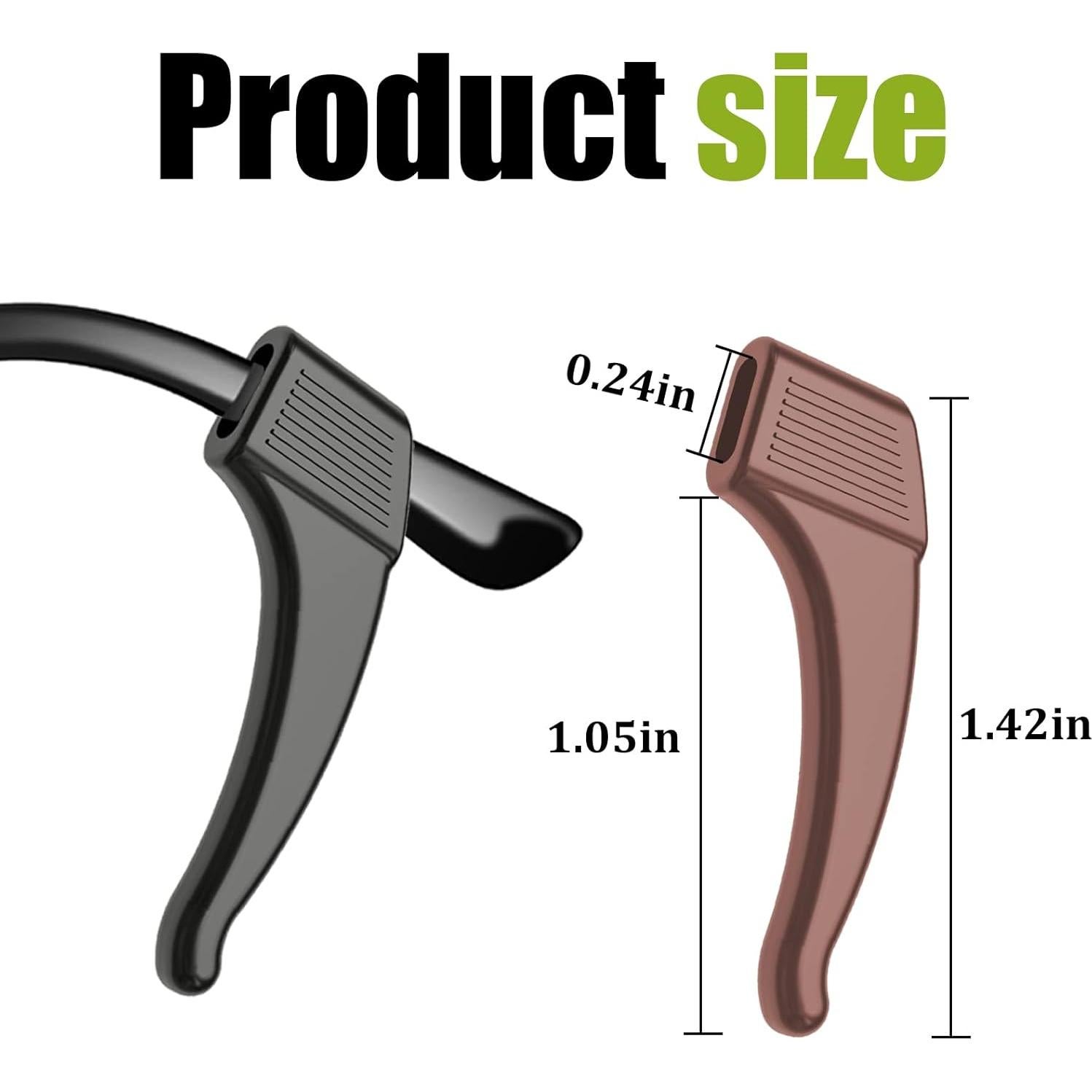 Ganchos de oreja antideslizantes SMARTTOP 16 pares silicona