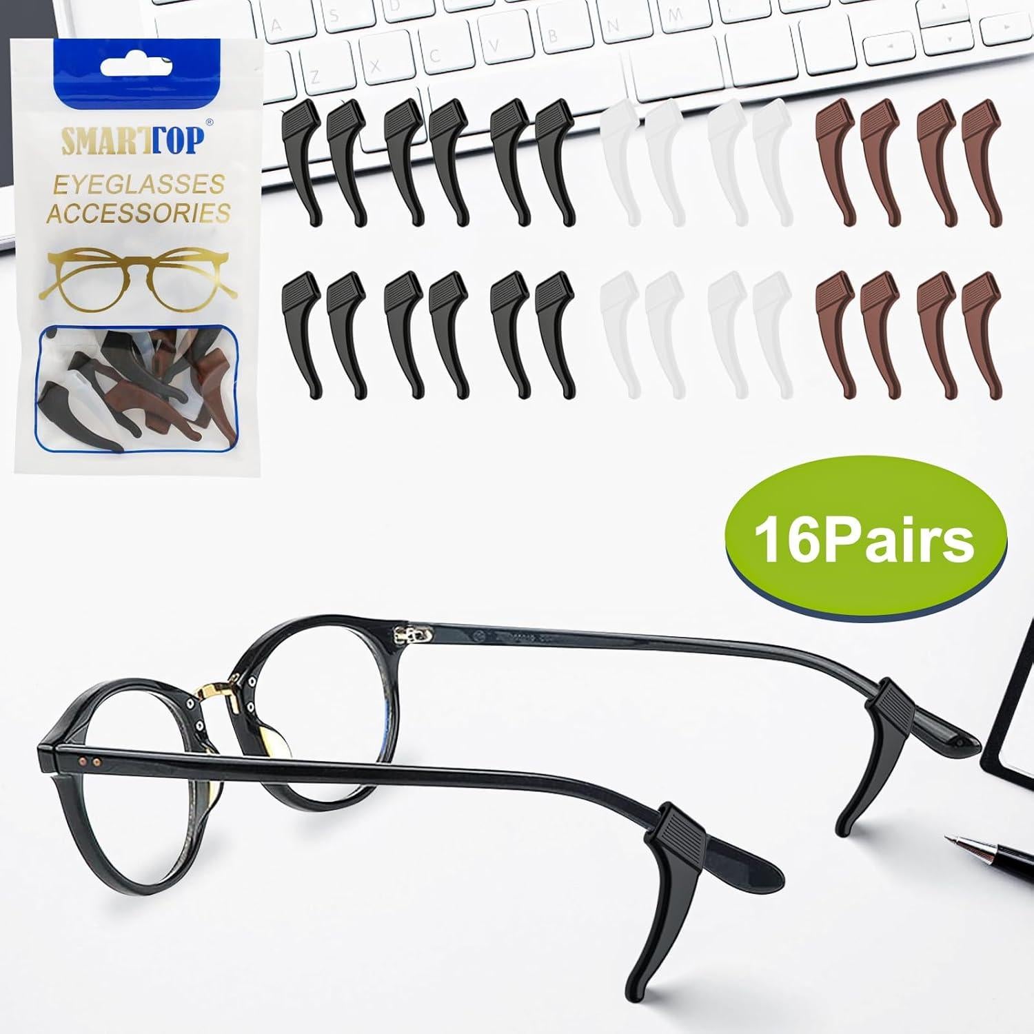 Ganchos de oreja antideslizantes SMARTTOP 16 pares silicona