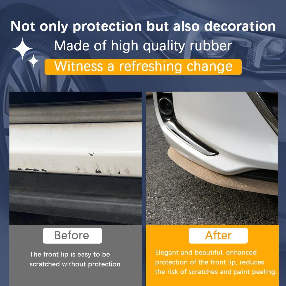 Spoiler de Parachoques Delantero Sandfren 2.5m Goma Negro