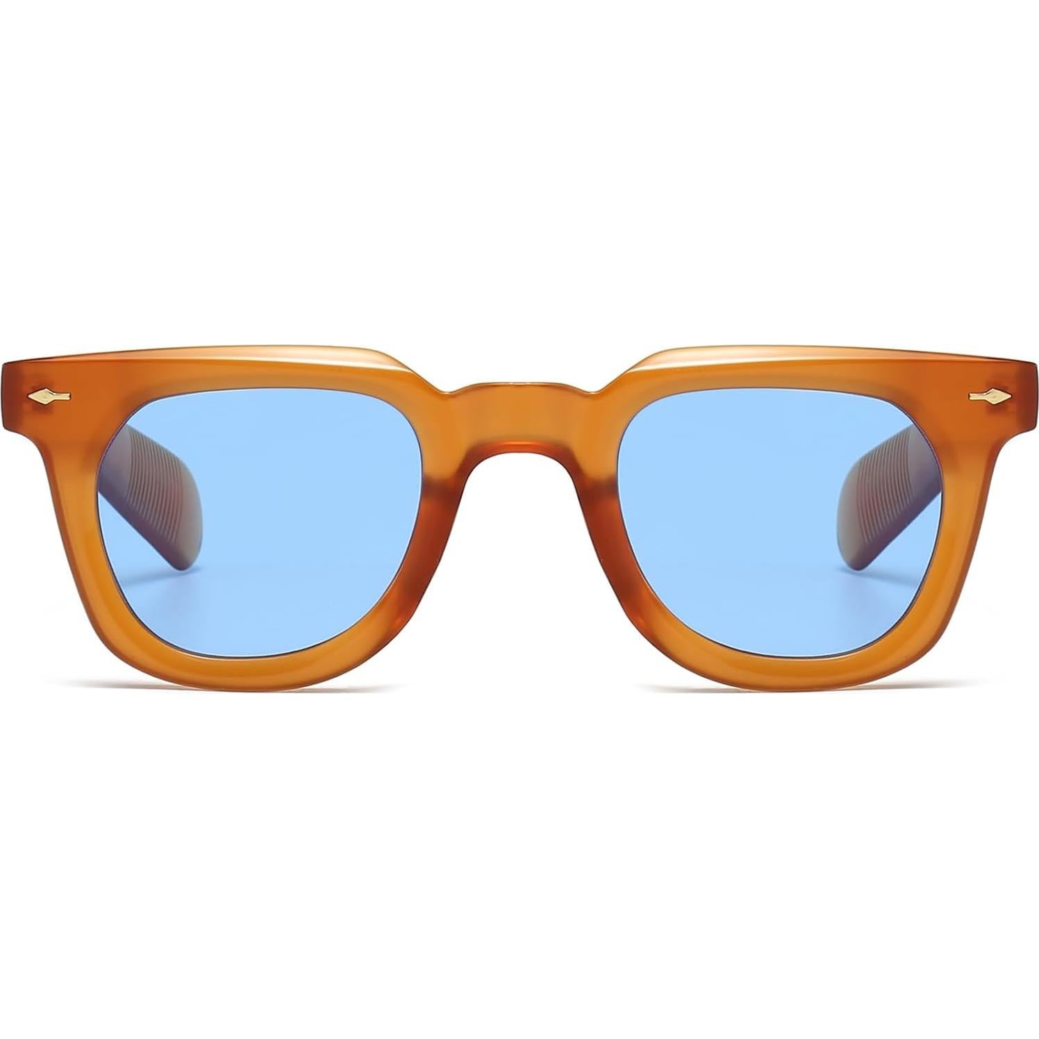 Gafas de sol cuadradas PORADAY unisex con lentes UV400