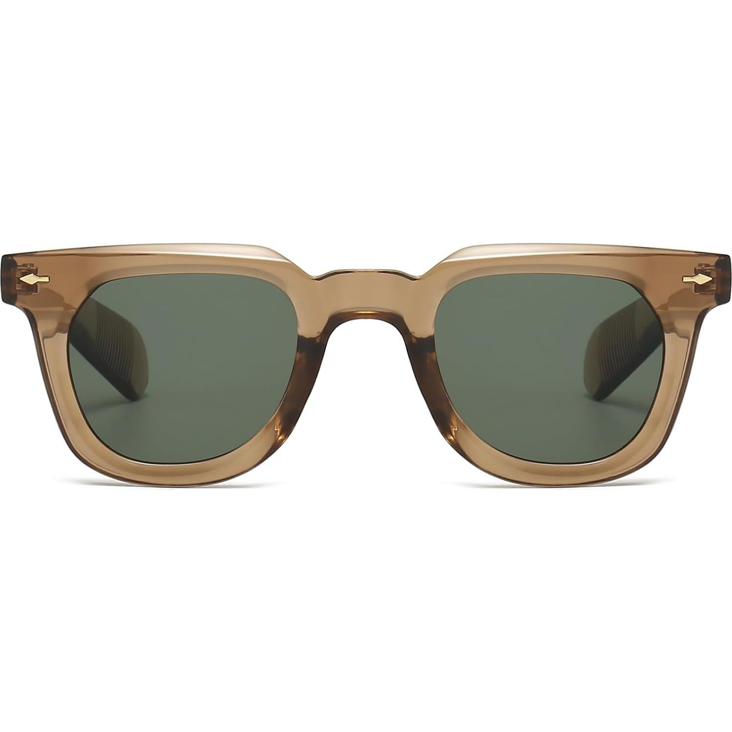 Gafas de sol cuadradas PORADAY unisex con lentes UV400