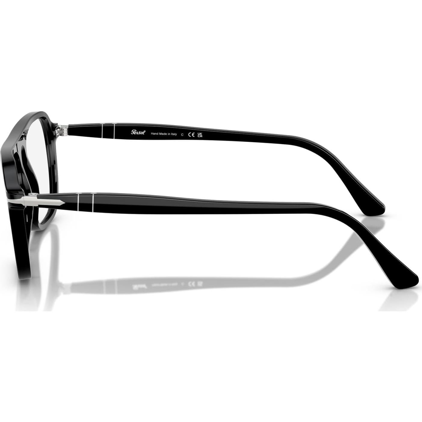 Gafas de Montura Cuadrada Persol PO3359V - Unisex Negro 53mm