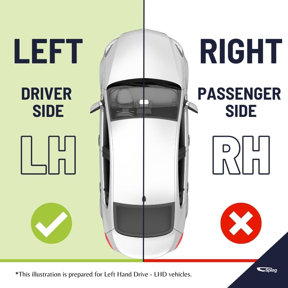 Lámpara de señal de giro Spieg LED Izquierda para Audi A4 A5 S4 S5 2017-2025