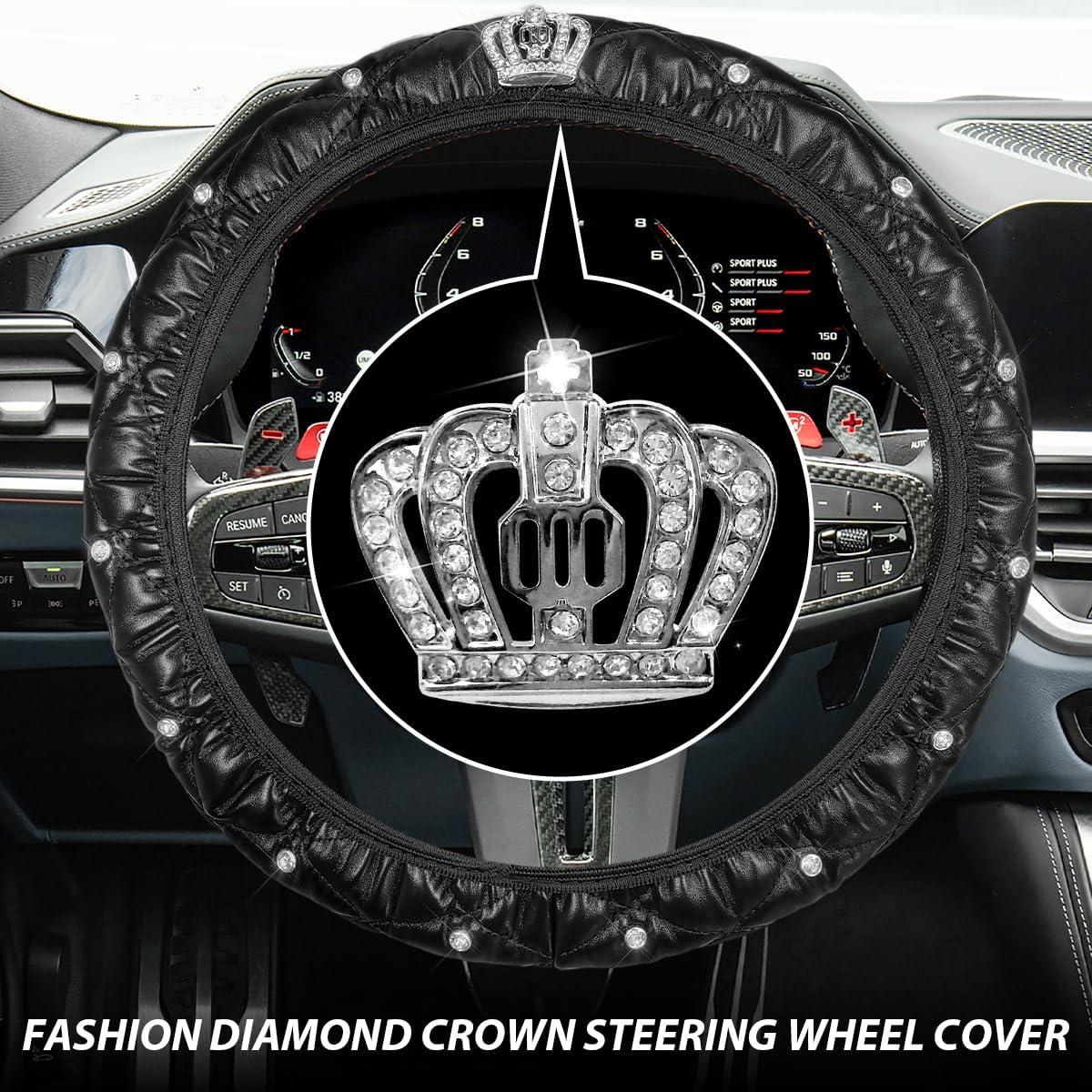 Juego de Accesorios para Automóvil Brillantes YTFRL 6 Piezas Negro