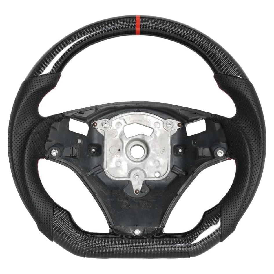 Volante de Fibra de Carbono JIANGGAI D-Forma para BMW E-Series 2005-2012