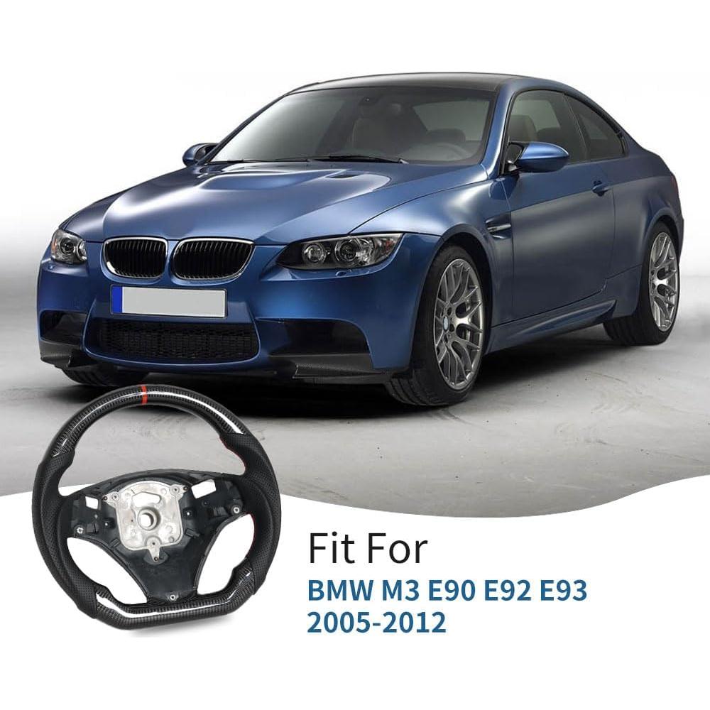 Volante de Fibra de Carbono JIANGGAI D-Forma para BMW E-Series 2005-2012