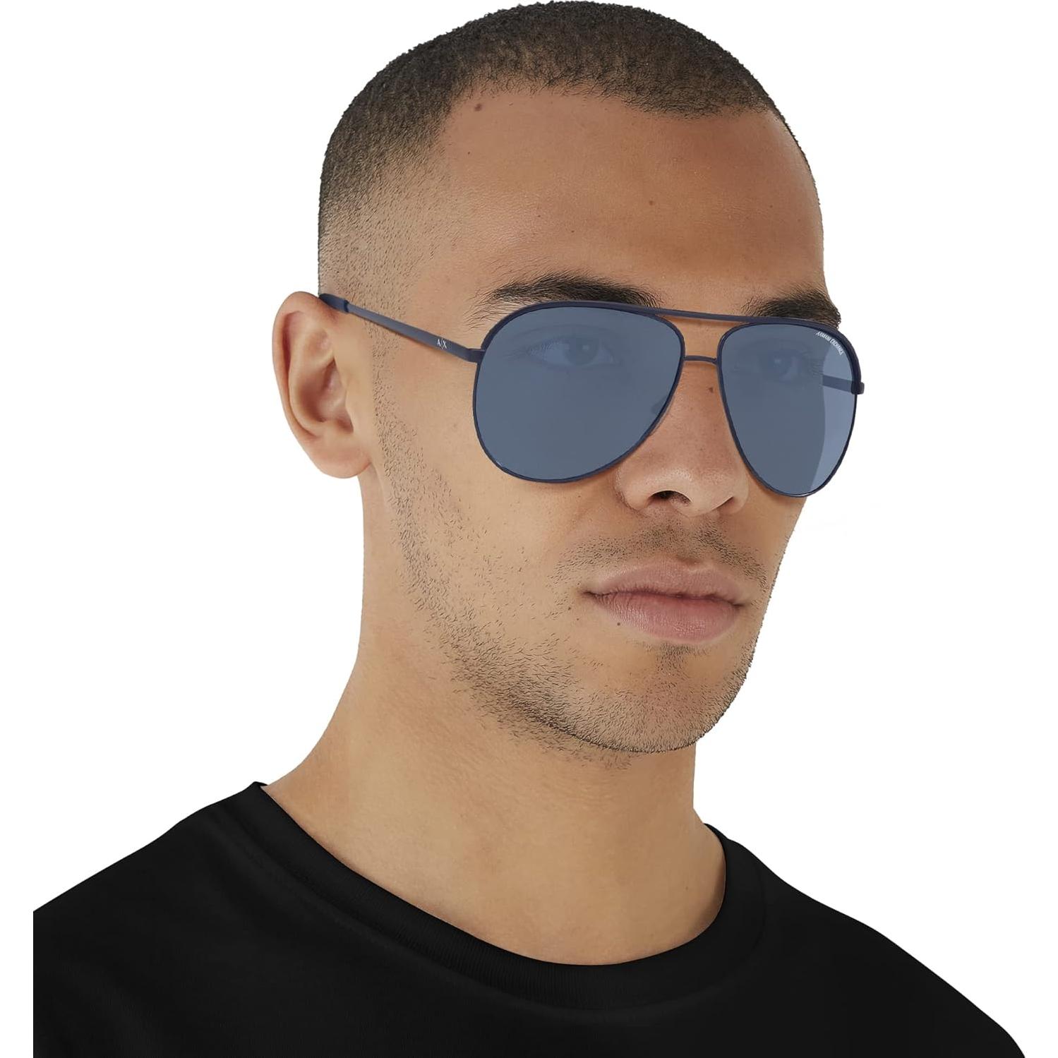 Gafas de sol unisex AX Armani Exchange polarizadas 61 mm