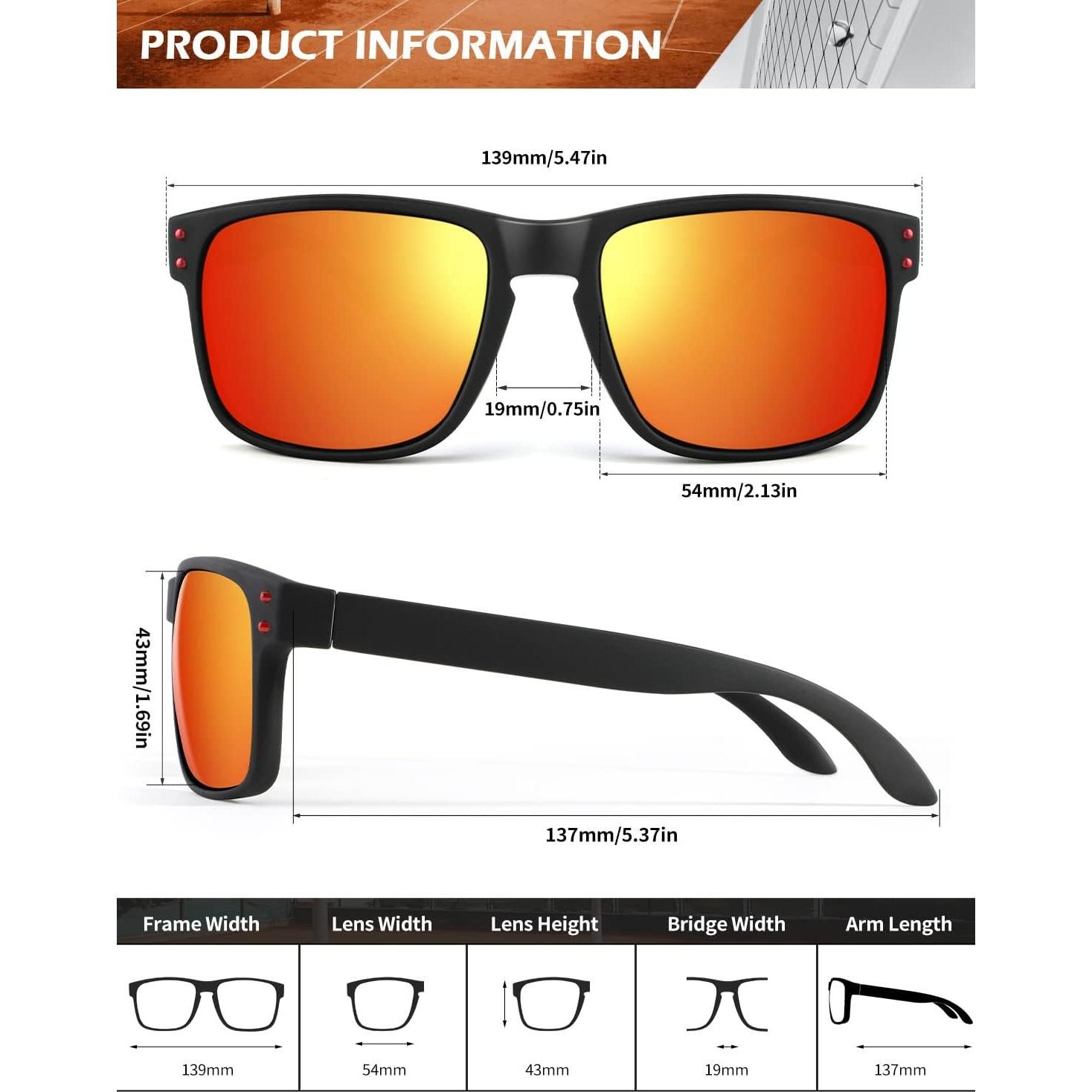 Gafas de Sol Polarizadas KALIYADI Estilo Vintage UV