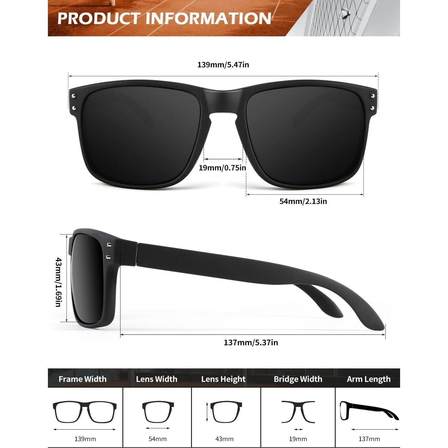 Gafas de sol KALIYADI polarizadas UV para pesca y deporte