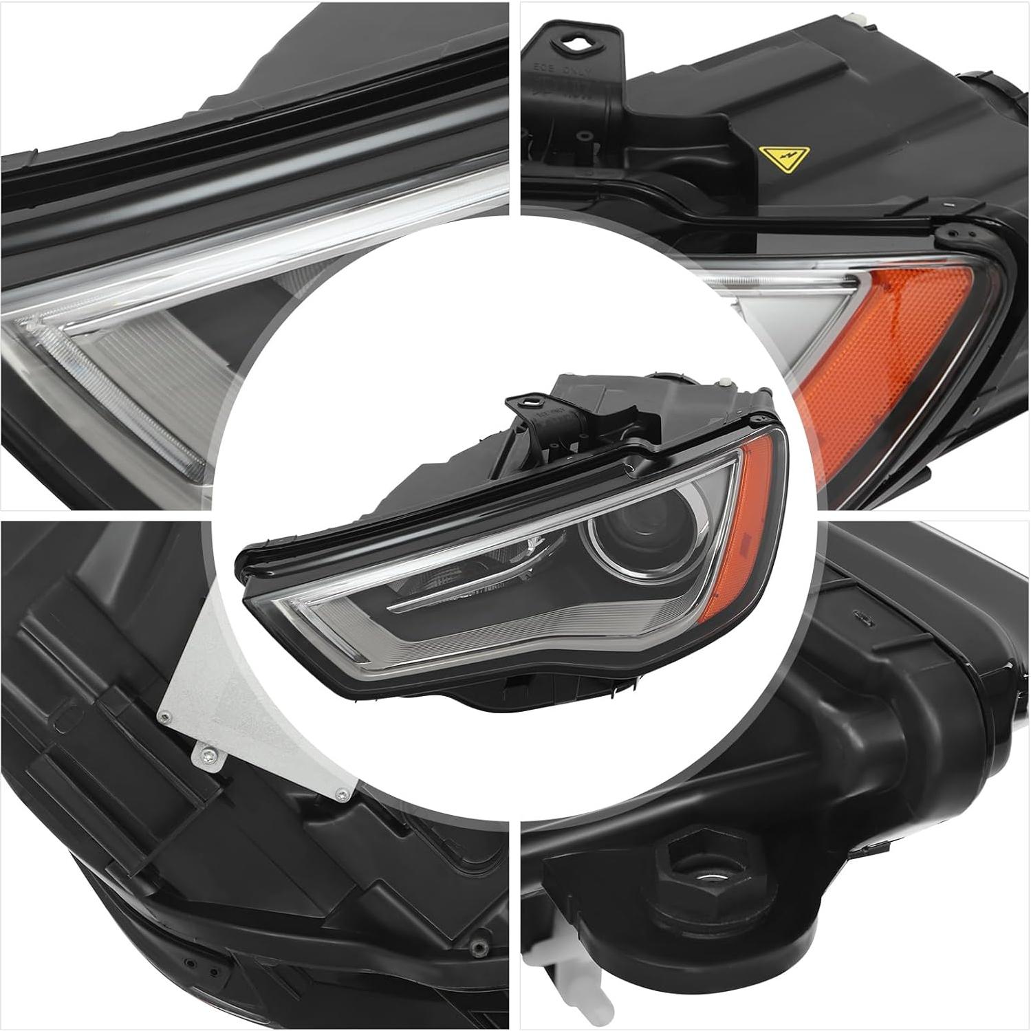 Faros HID Delanteros Izquierdos Audi A3 2015-2016 Reemplazo