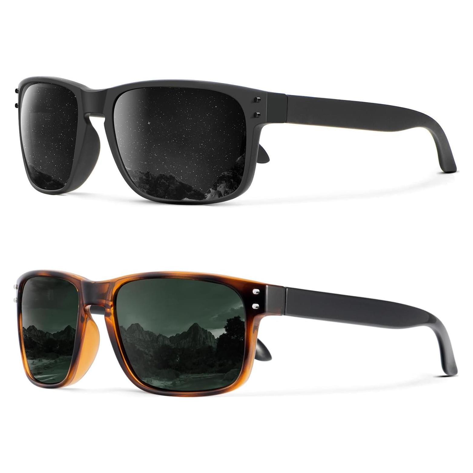 Gafas de Sol Polarizadas KALIYADI Estilo Vintage UV