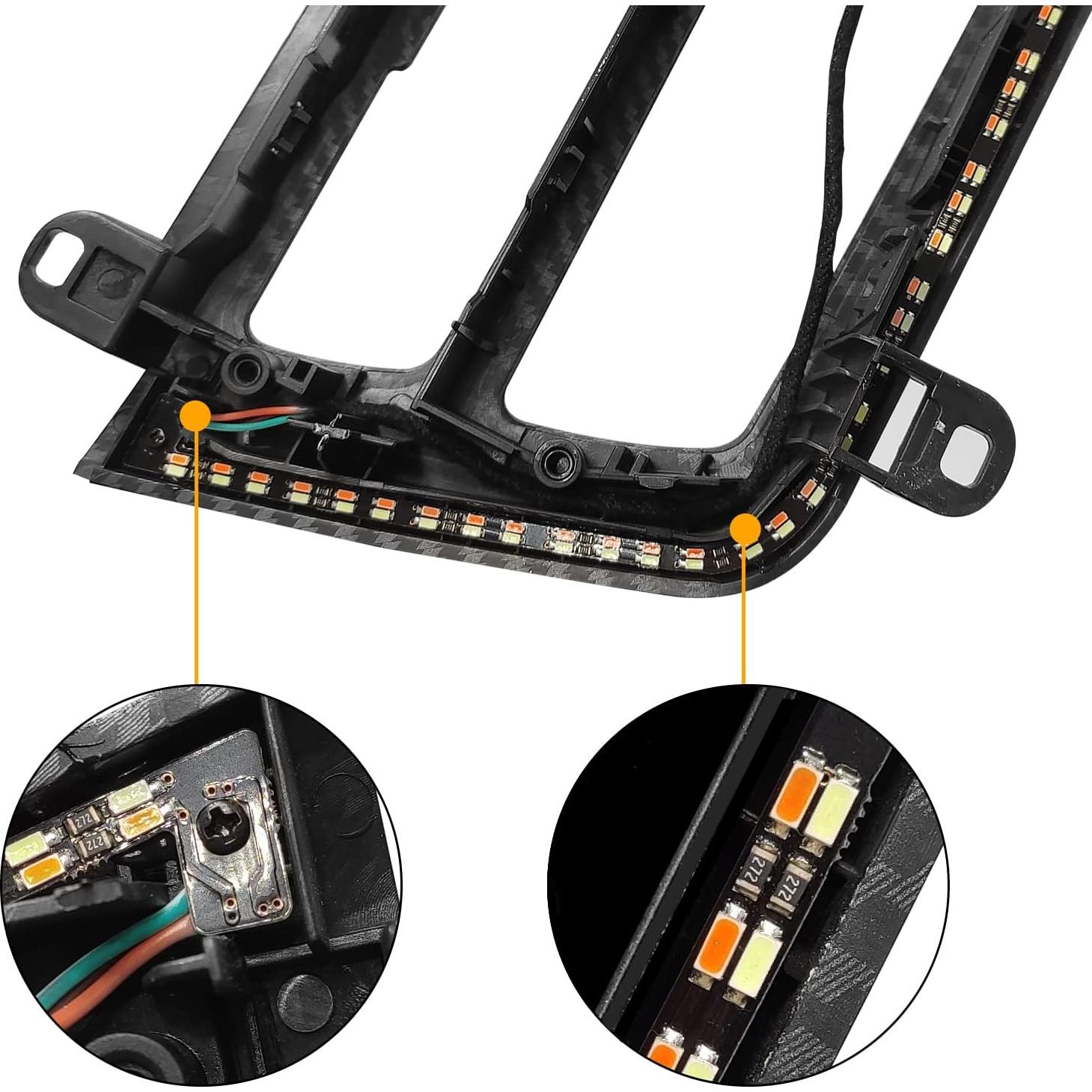 Panel de Consola LED Jaronx para BMW F30 F31 F32 F33 - Luz Ambiental Ajustable