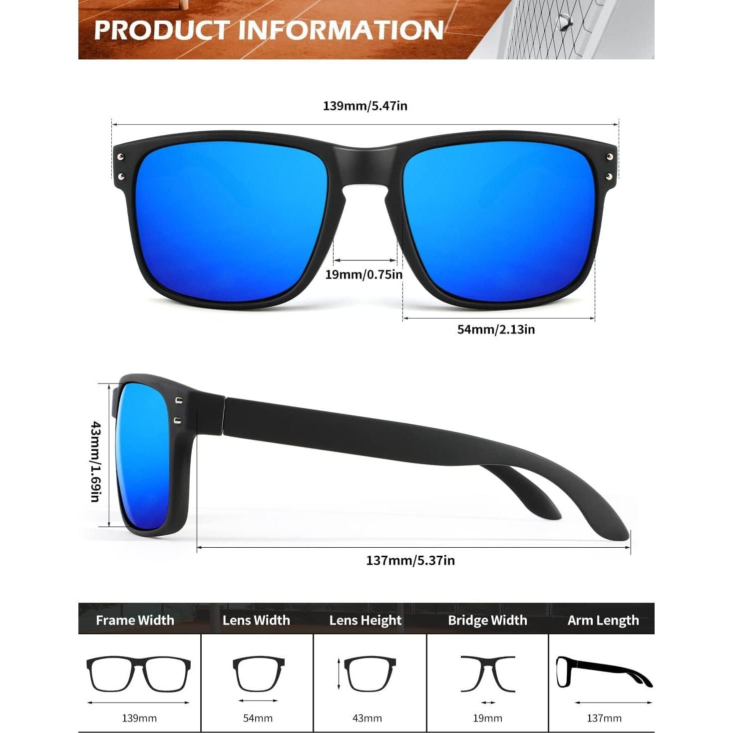 Gafas de sol KALIYADI polarizadas UV para pesca y deporte