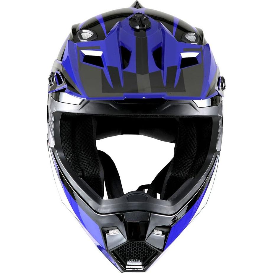 Casco de Motocross 1Storm HFYouth-Bundle Azul RACE M