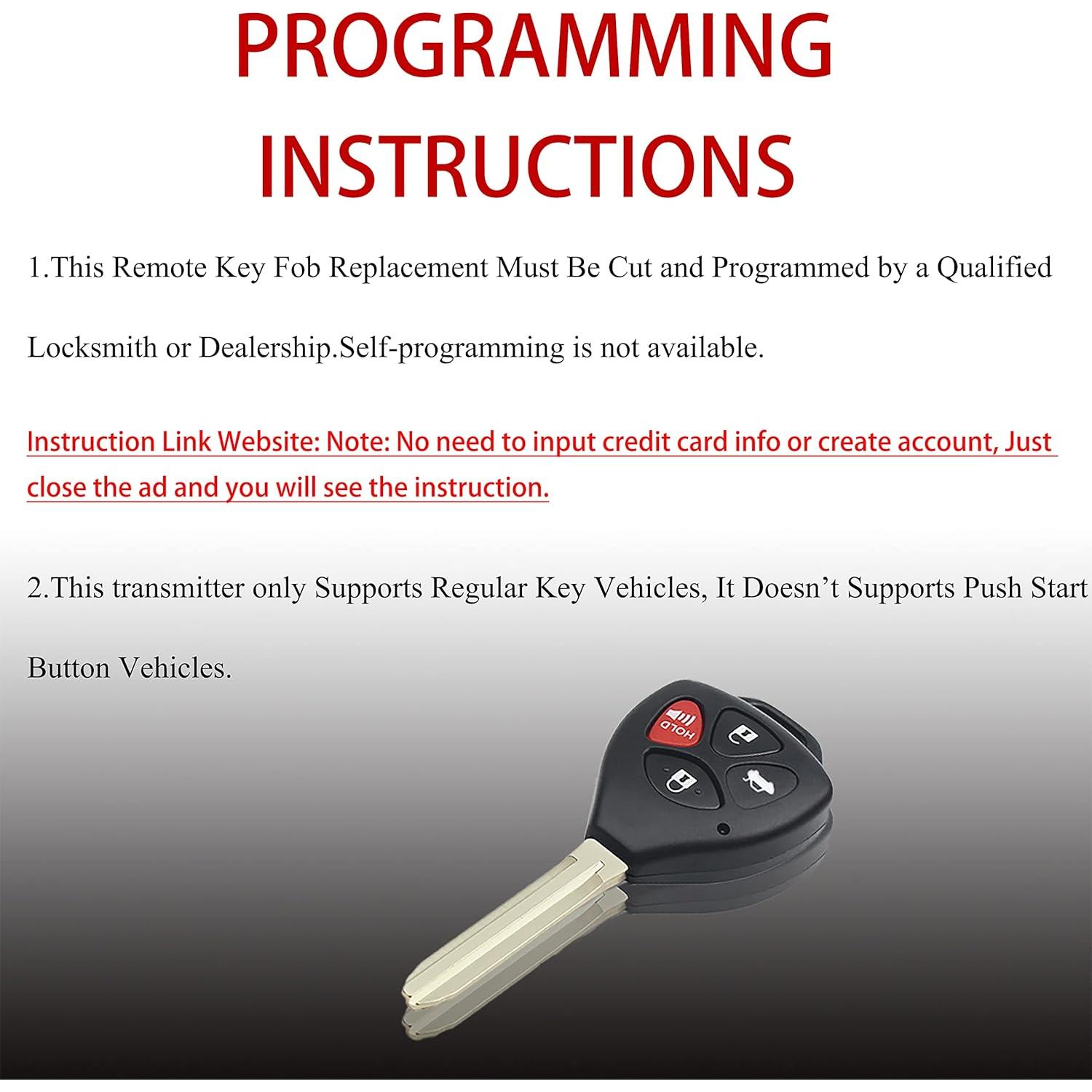 Control Remoto MechanMagic para Toyota Venza y Corolla