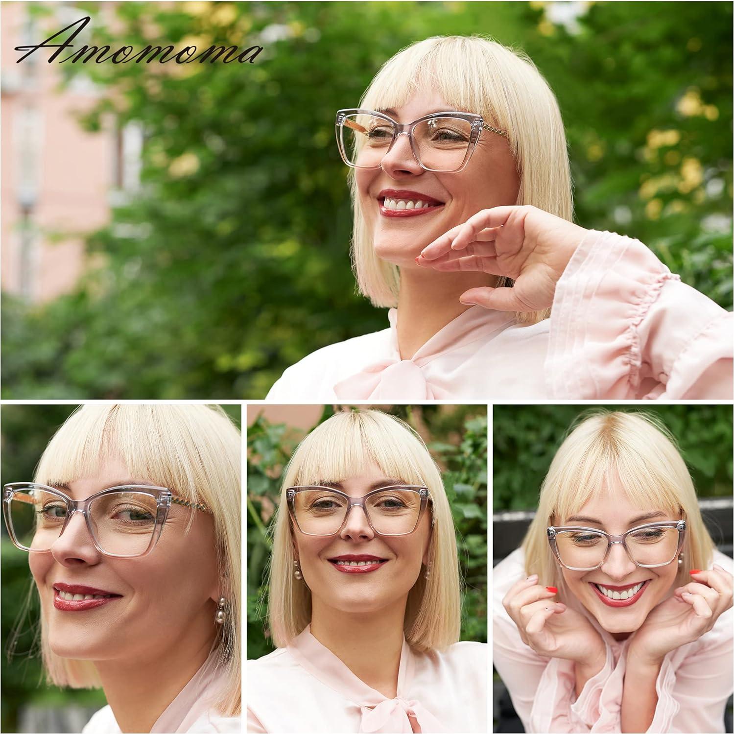 Gafas de Lectura Amomoma AM6031 Anti Luz Azul Oversized