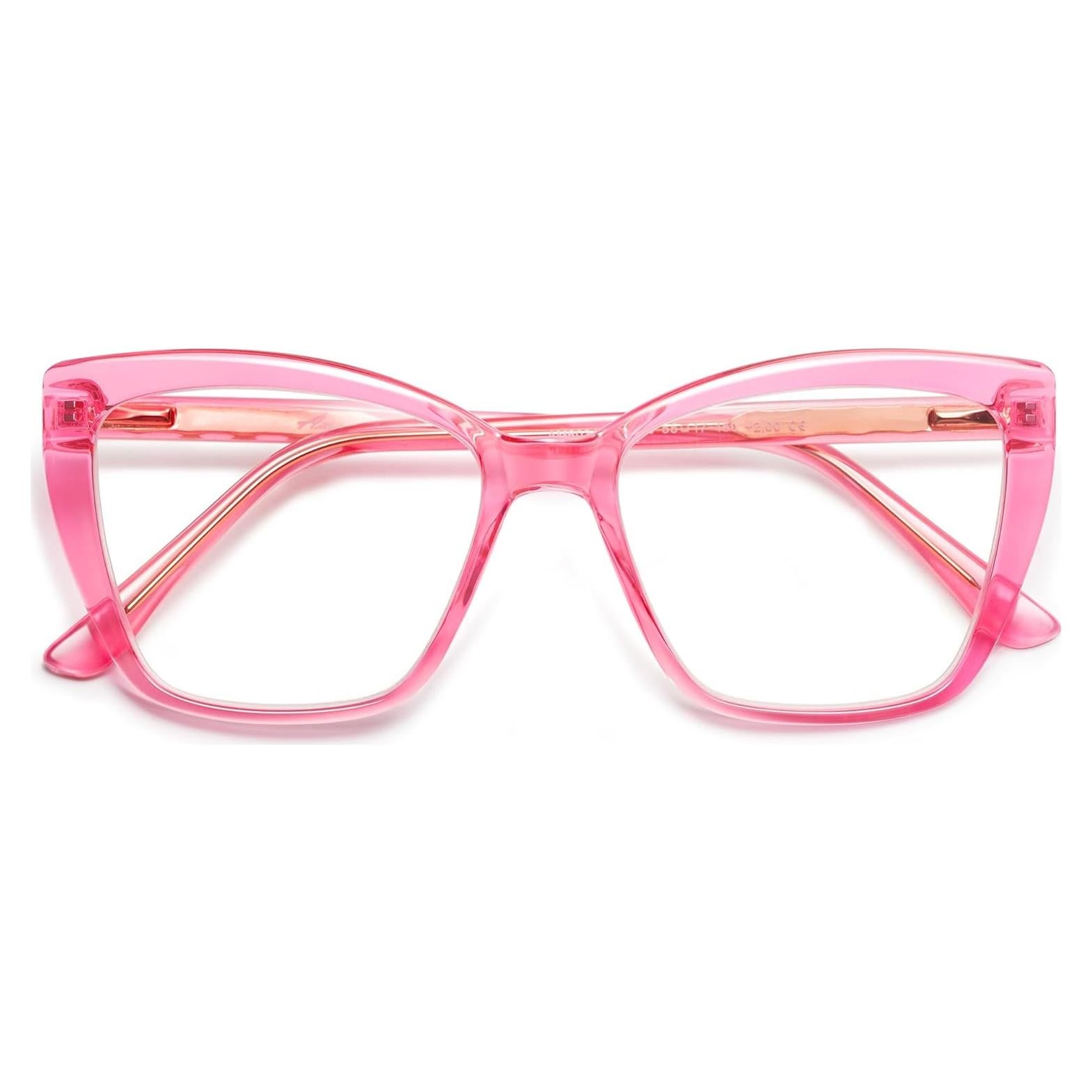 Gafas de Lectura Amomoma TR90 Ojos de Gato Rosa 1.0x
