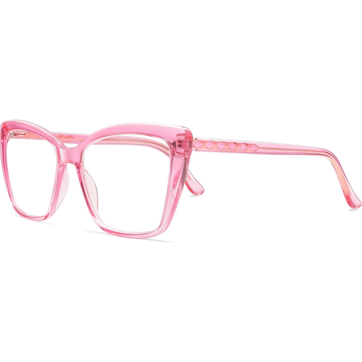 Gafas de Lectura Amomoma TR90 Ojos de Gato Rosa 1.0x
