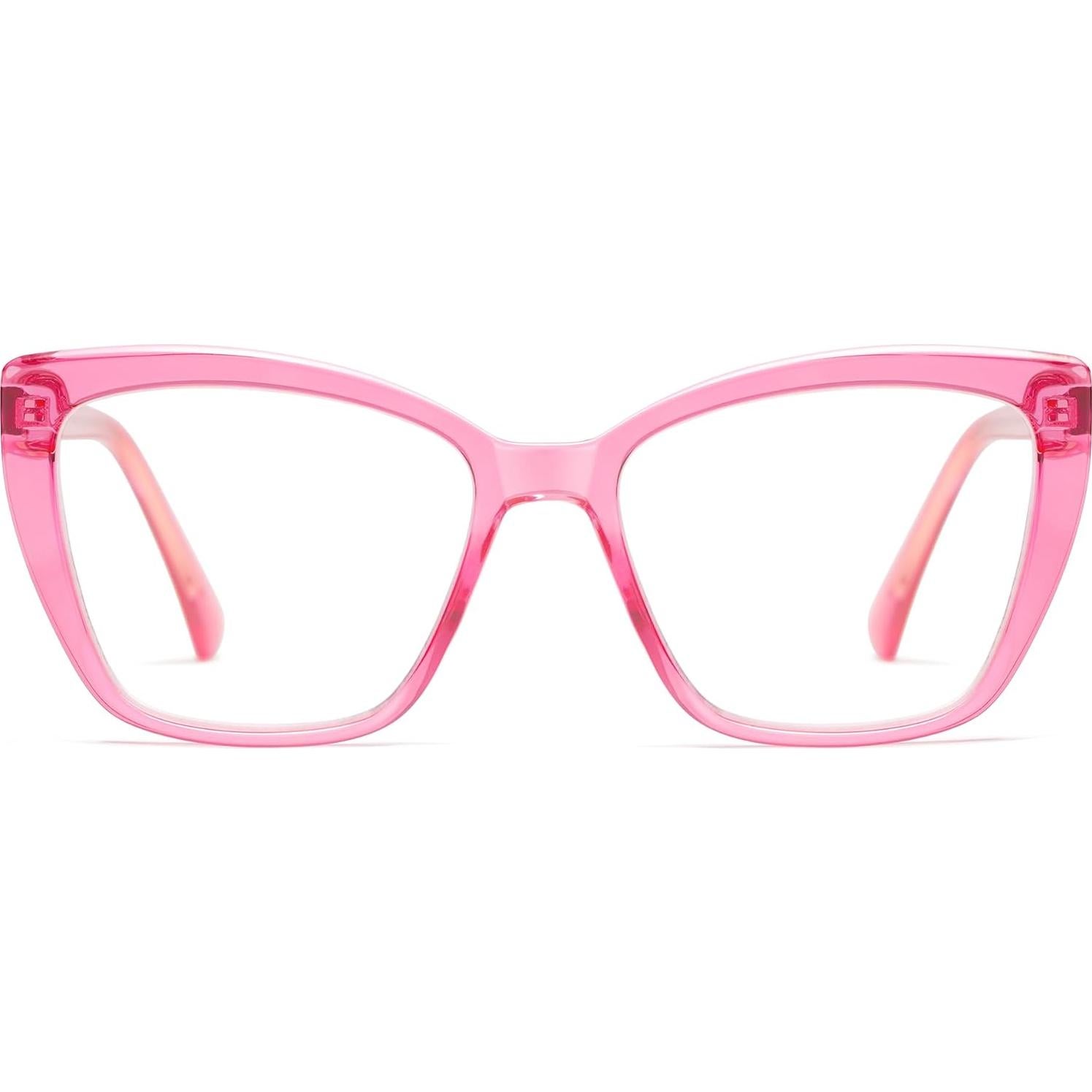 Gafas de Lectura Amomoma TR90 Ojos de Gato Rosa 1.0x