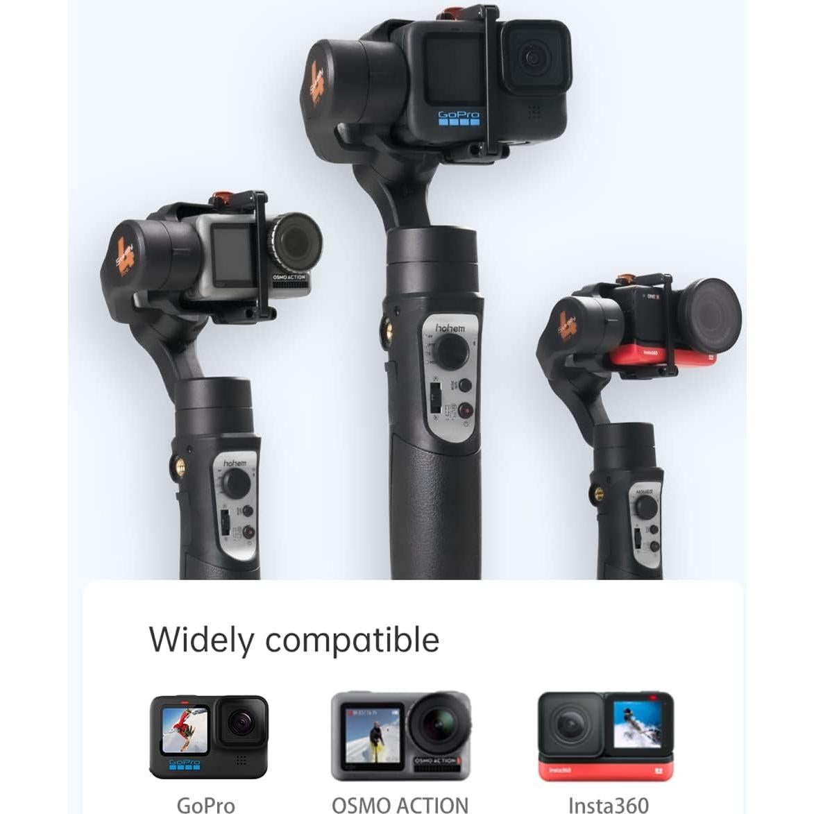 Estabilizador Hohem iSteady Pro 4 para Cámara de Acción - IPX4