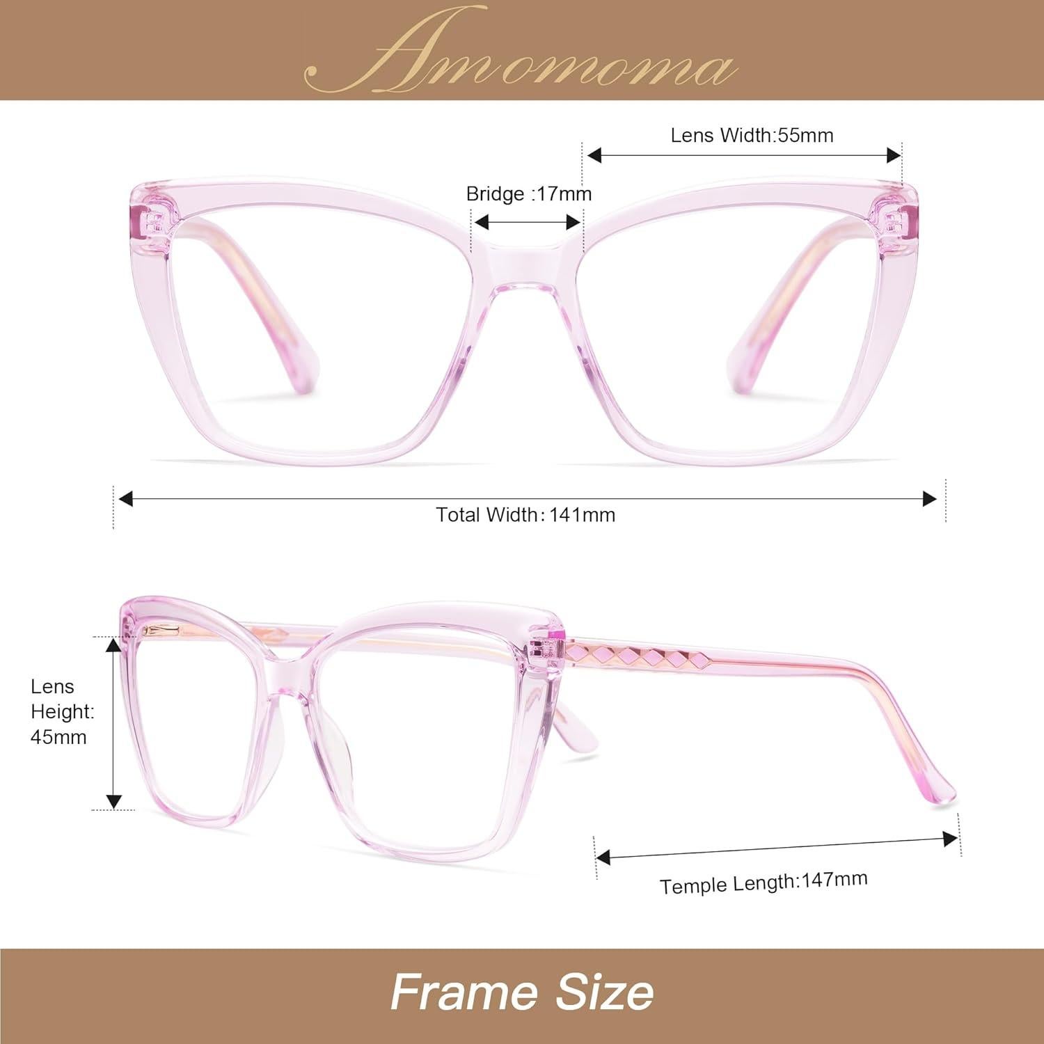 Gafas de Lectura Amomoma Anti Luz Azul Ojos de Gato AM6031