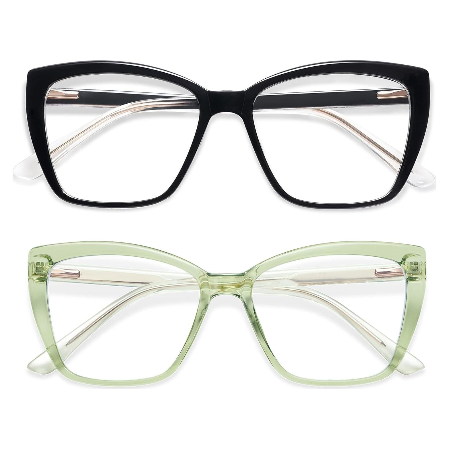 Gafas de Lectura Amomoma Ojo de Gato TR90 Anti Luz Azul