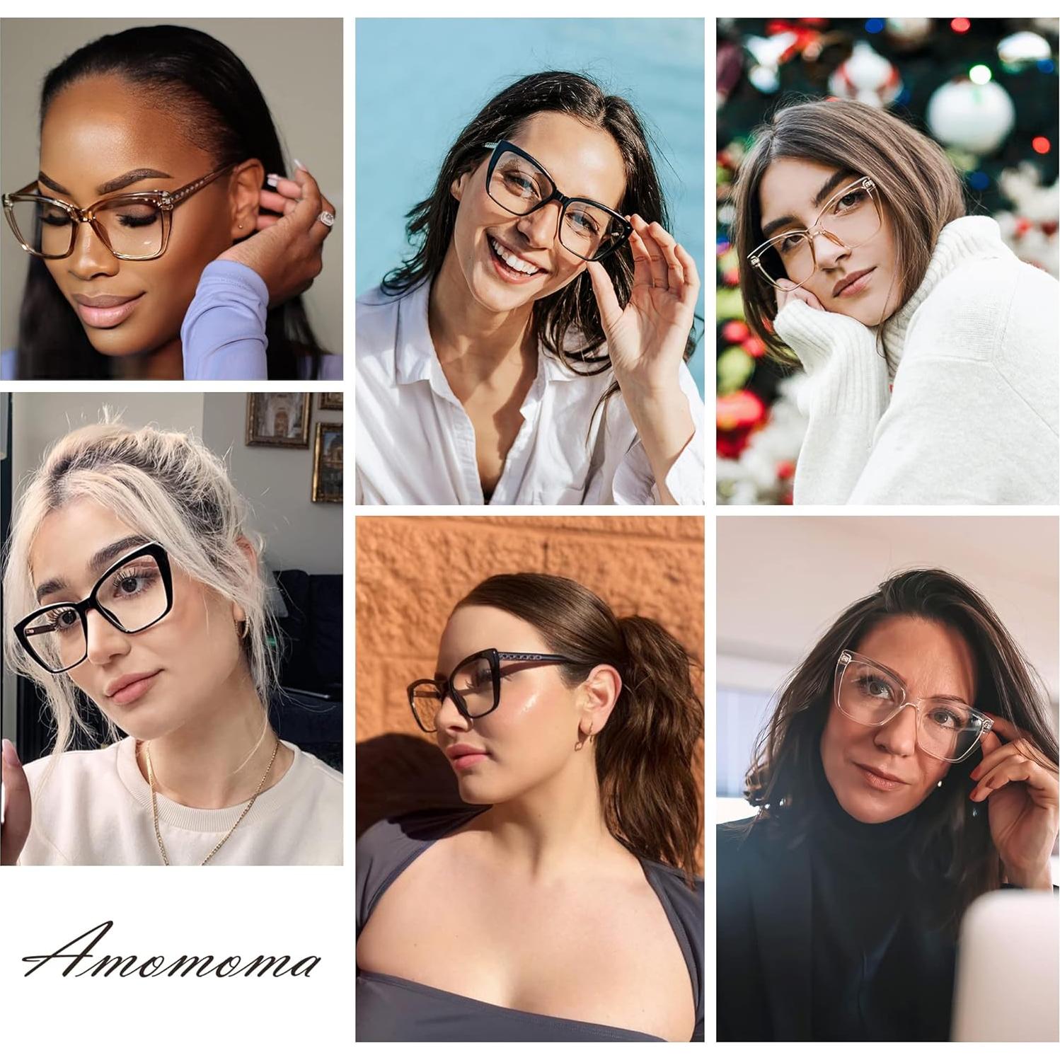 Gafas de Lectura Amomoma Anti Luz Azul Oversized