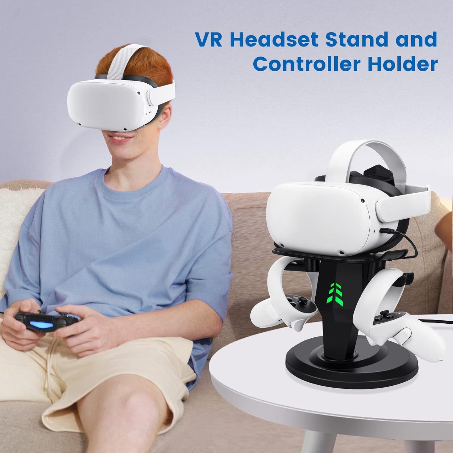 Soporte de Carga VR Alcopanda para Meta Quest 2 y PSVR 2