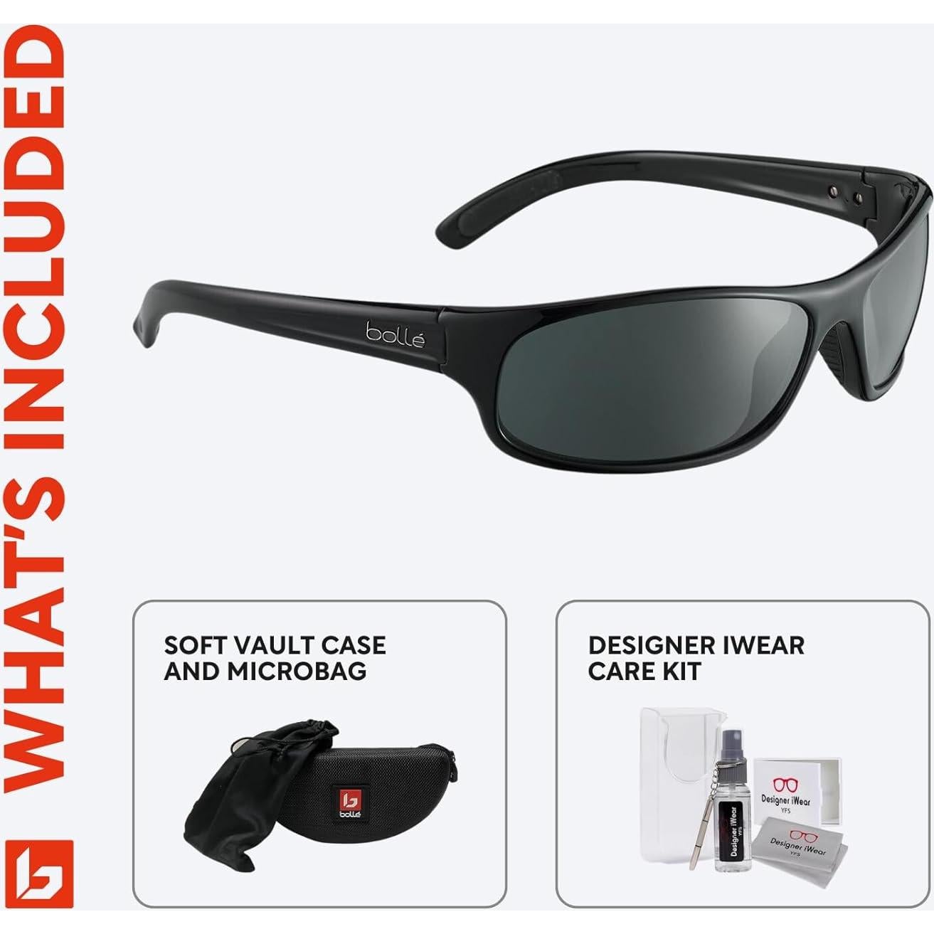 Gafas de Sol Bolle Anaconda 64mm Polarizadas para Hombres