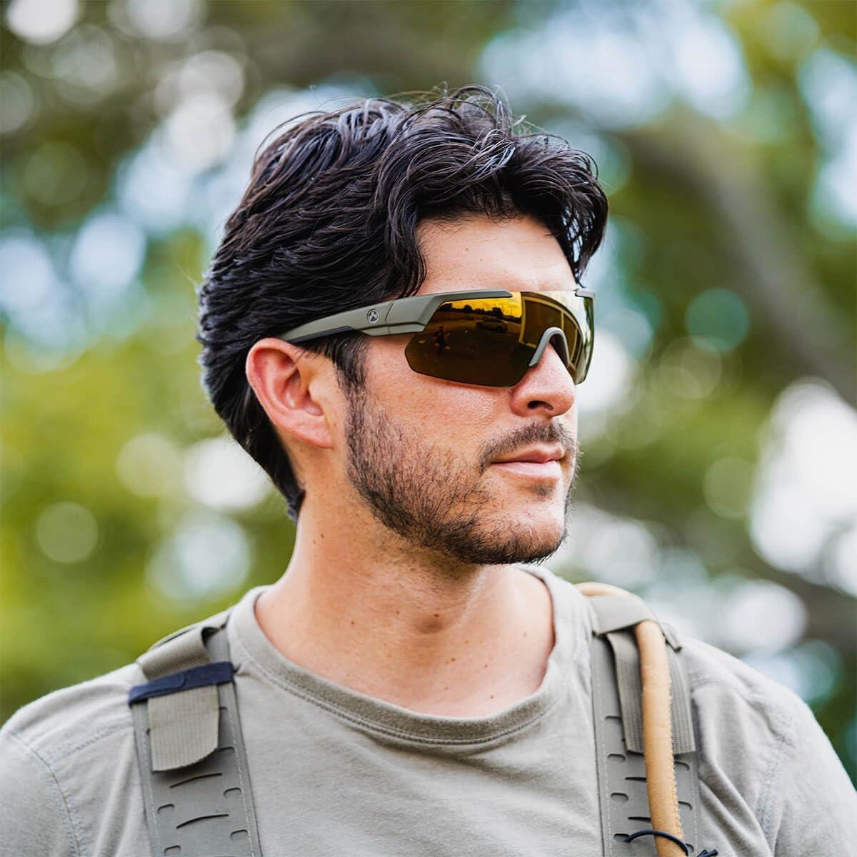 Gafas Tácticas Magpul Defiant Verde Oliva Lentes Polarizados