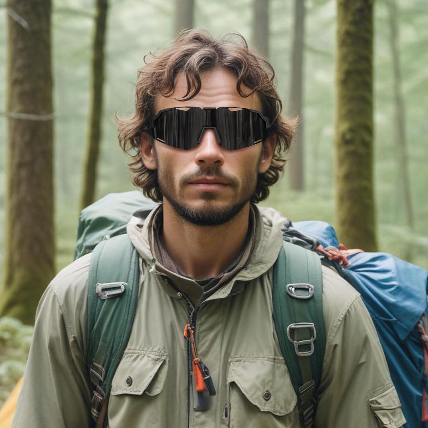 Gafas de sol deportivas AJBAY polarizadas UV400 ligeras