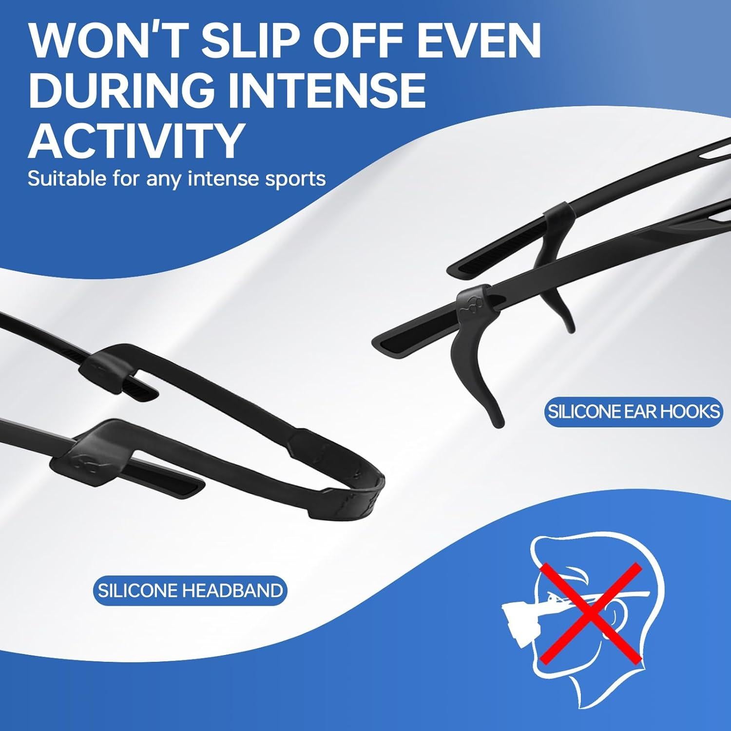 Gafas de sol deportivas AJBAY polarizadas UV400 ligeras