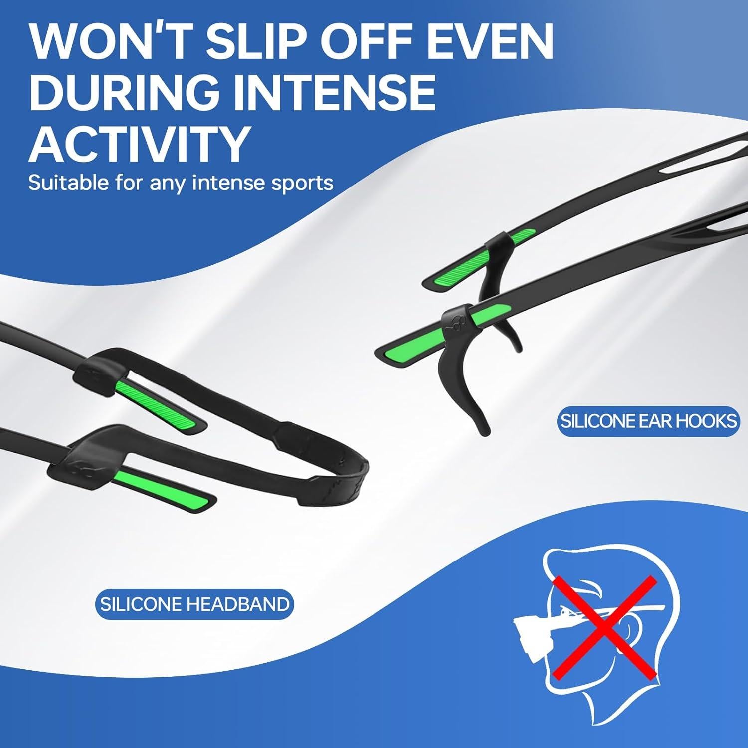 Gafas de sol deportivas AJBAY polarizadas UV400 ligeras