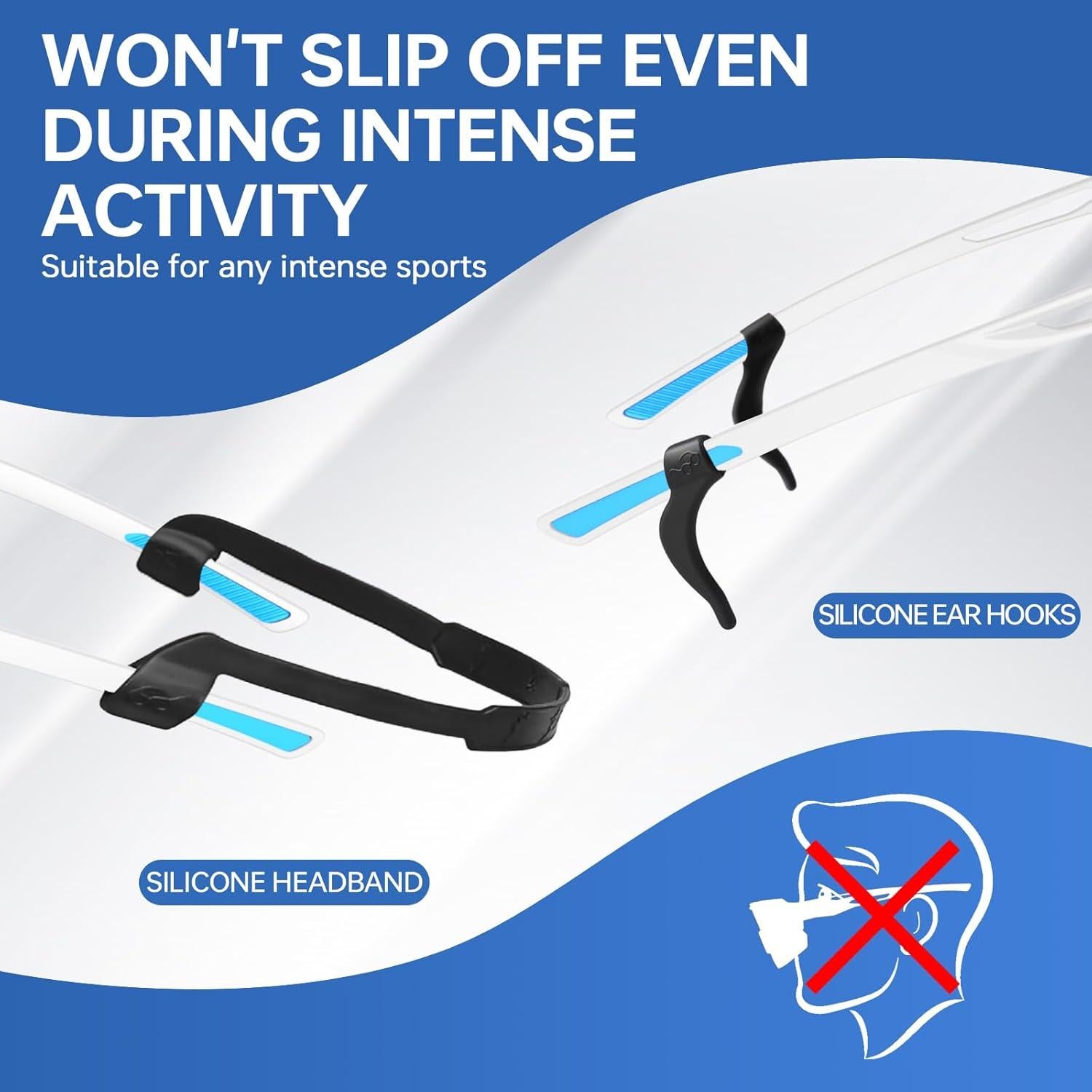 Gafas de sol deportivas AJBAY polarizadas UV400 ligeras