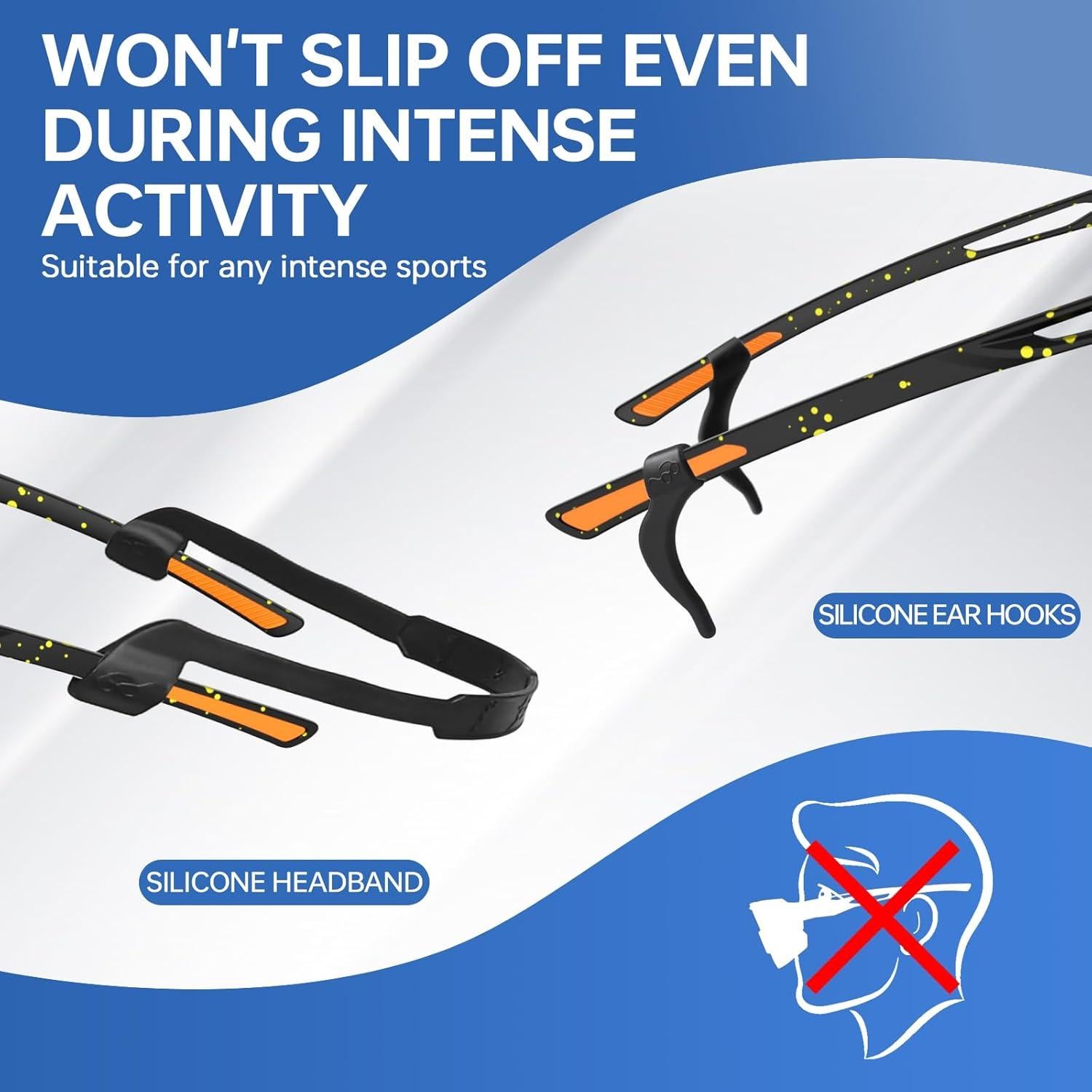 Gafas de sol deportivas AJBAY polarizadas UV400 ligeras