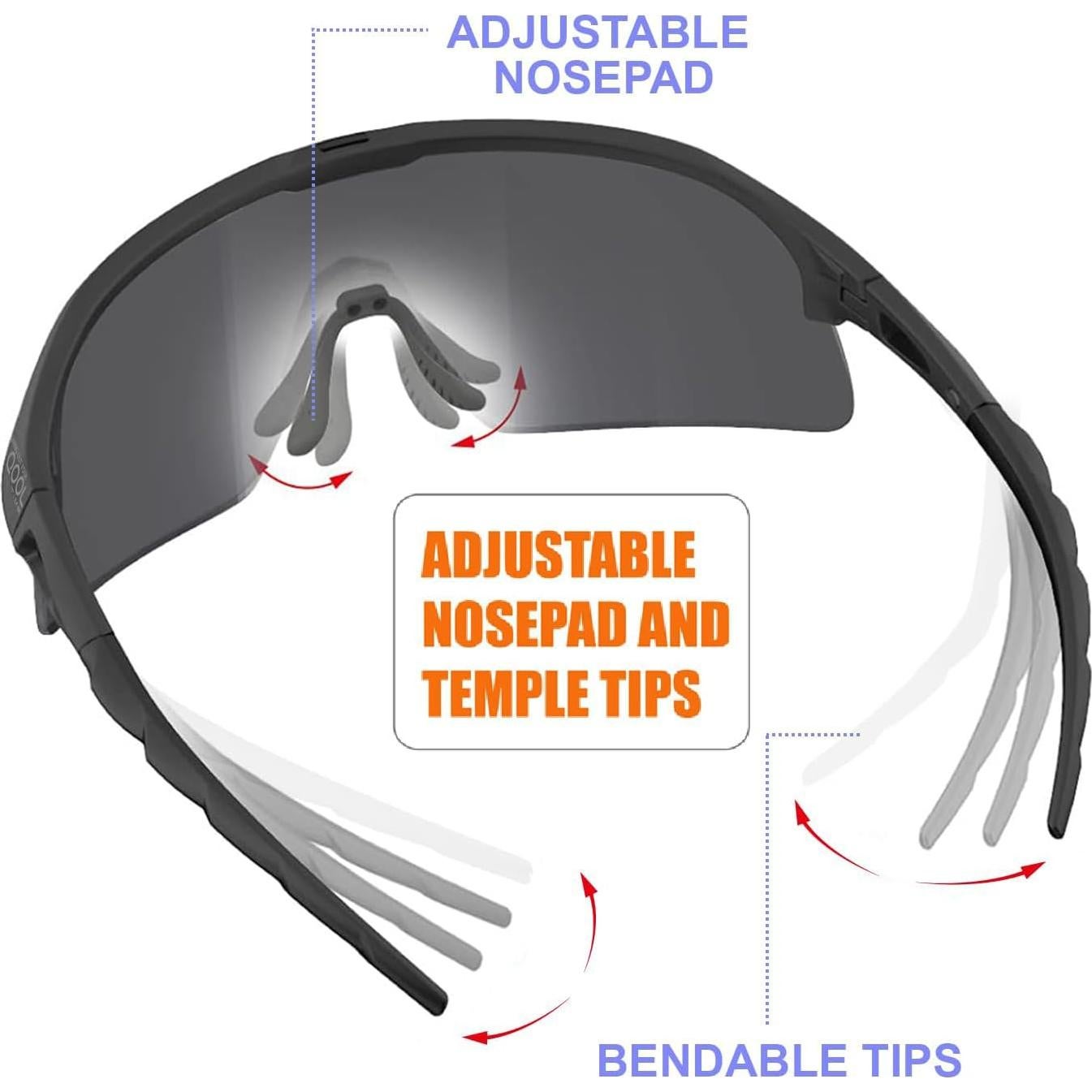 Gafas de sol polarizadas Viviendo tu tiempo qool 1188b para deportes